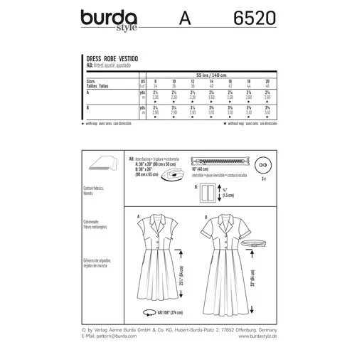 Burda Dresses 6520 - Image 5