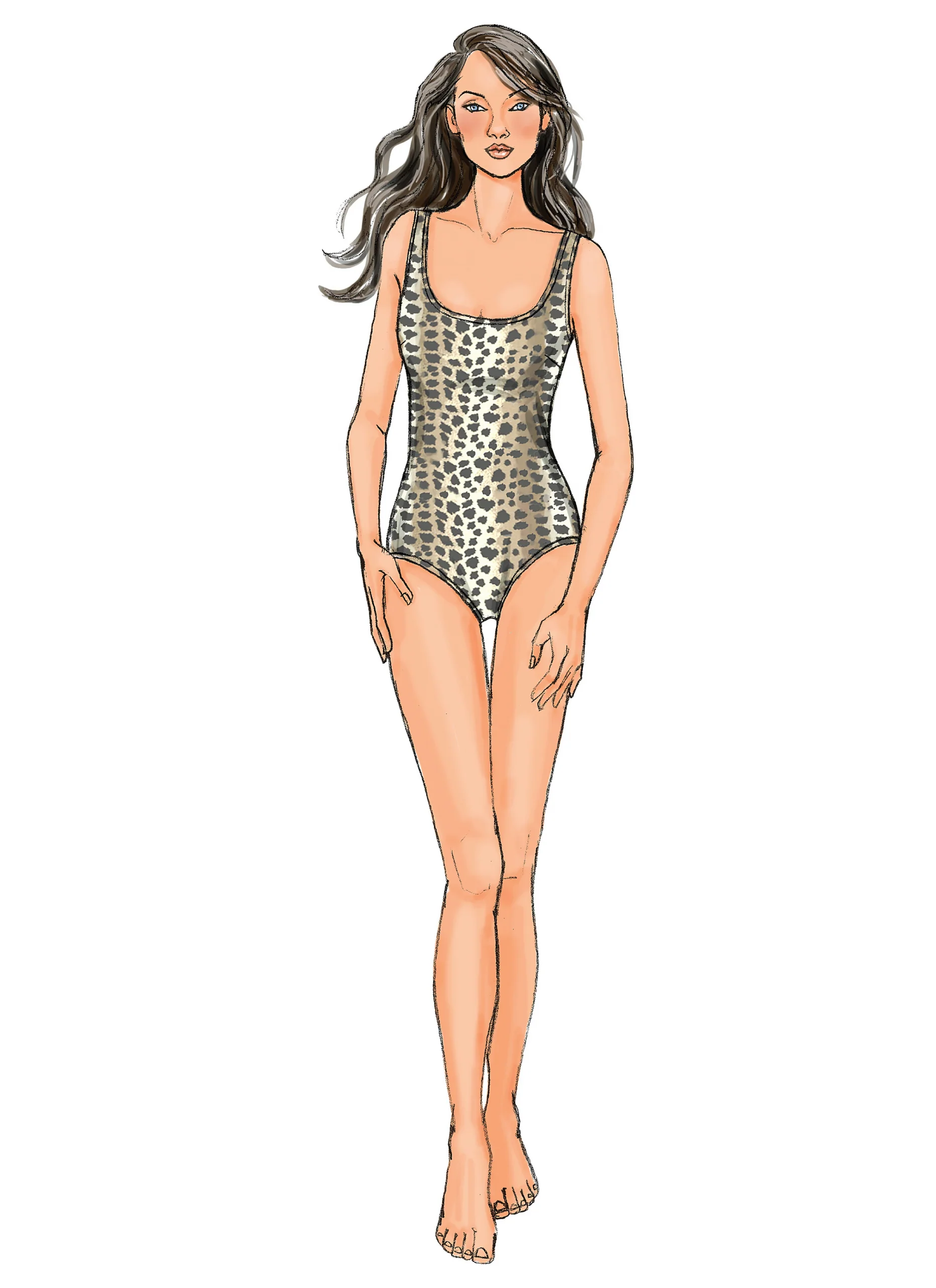 Butterick Swimsuits and Wrap B4526 - Image 7