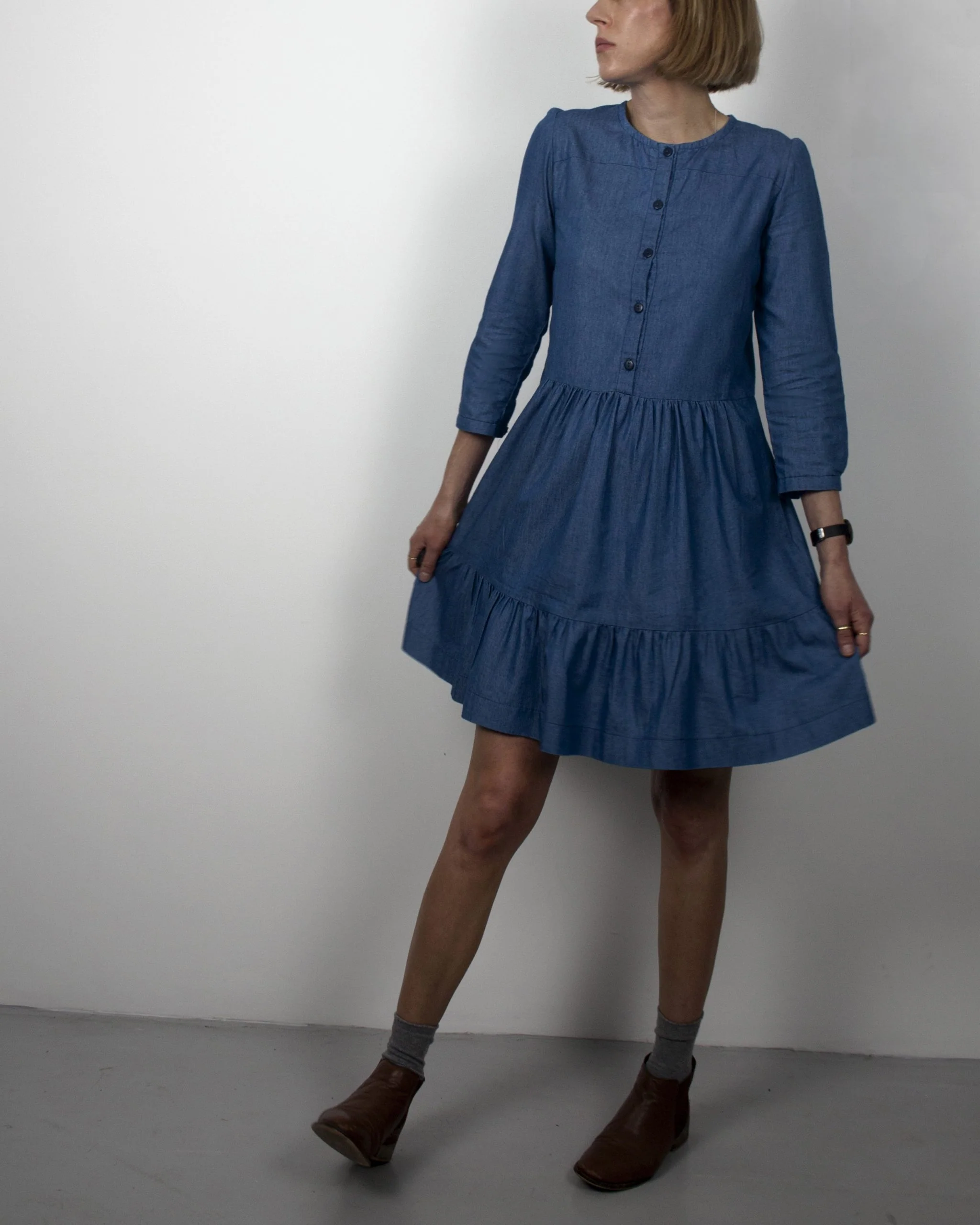 French Navy Fleetwood Dress - Image 3