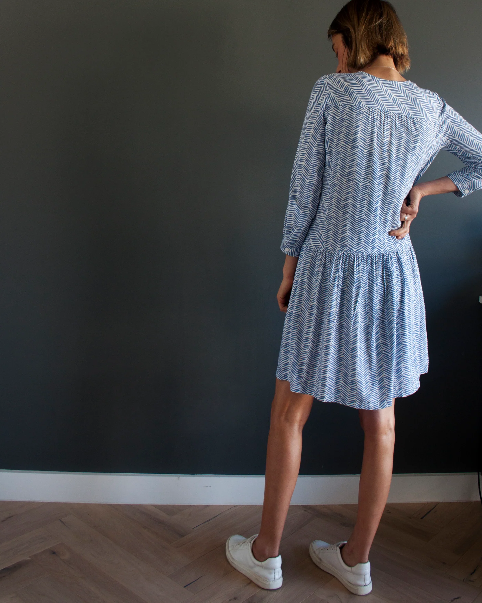 French Navy Fleetwood Dress - Image 8