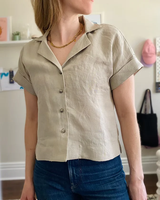 French Navy Rothko Dress and Shirt - Image 2