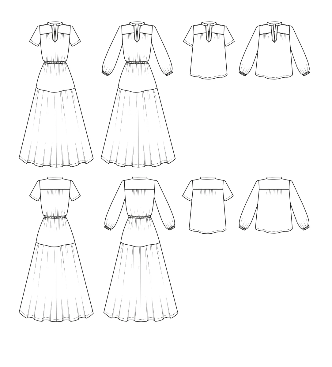 Friday Pattern Company Canyon Dress and Top - Image 21