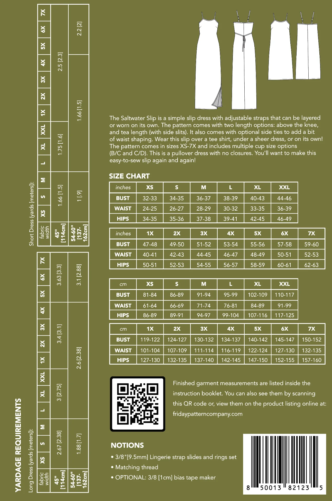 Friday Pattern Company Saltwater Slip Dress - Image 10