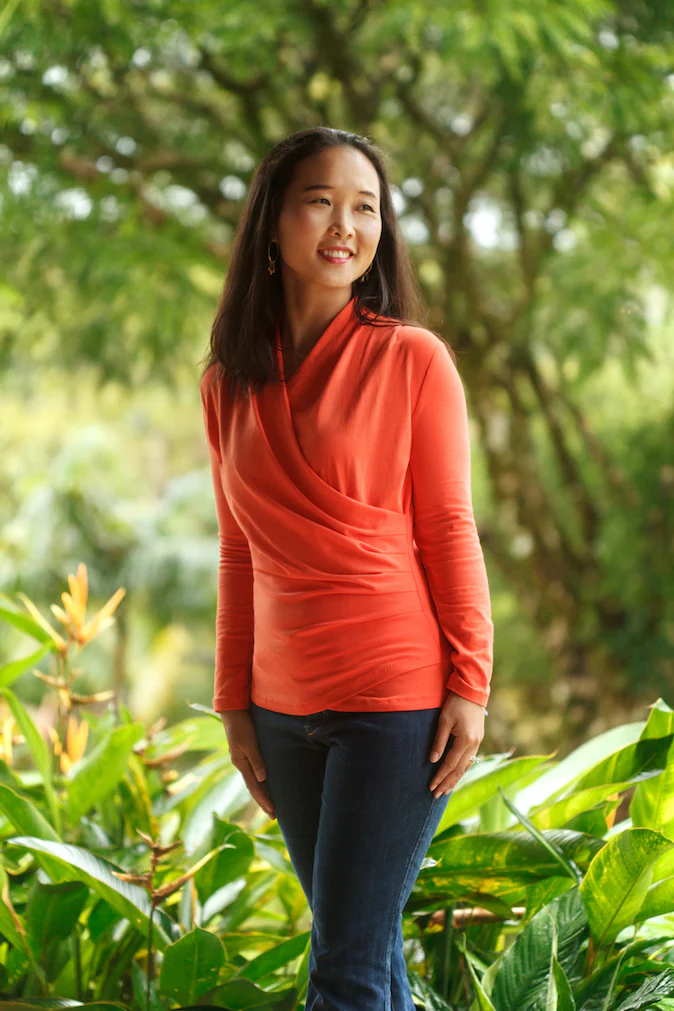Itch to Stitch Brasov Wrap Top - Image 4