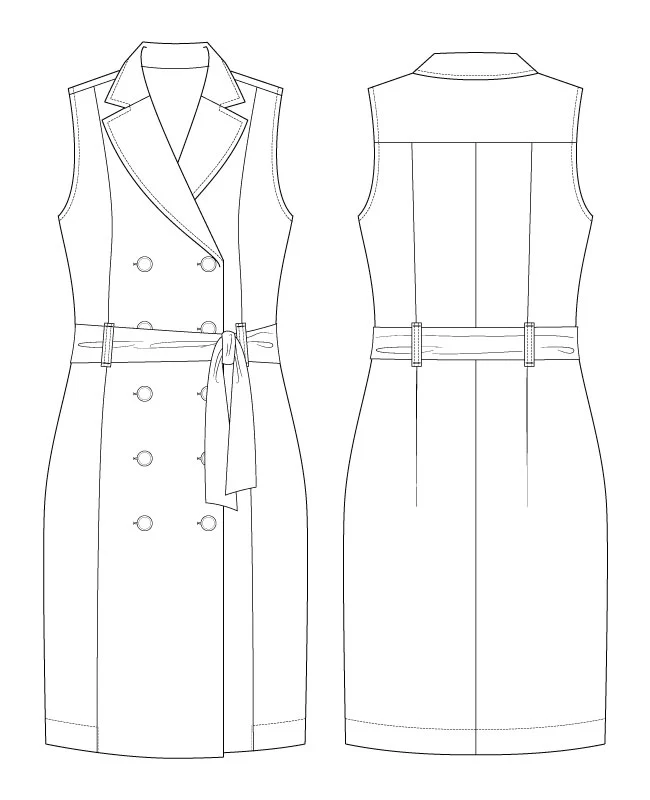 Itch to Stitch Cantabria Dress - Image 8