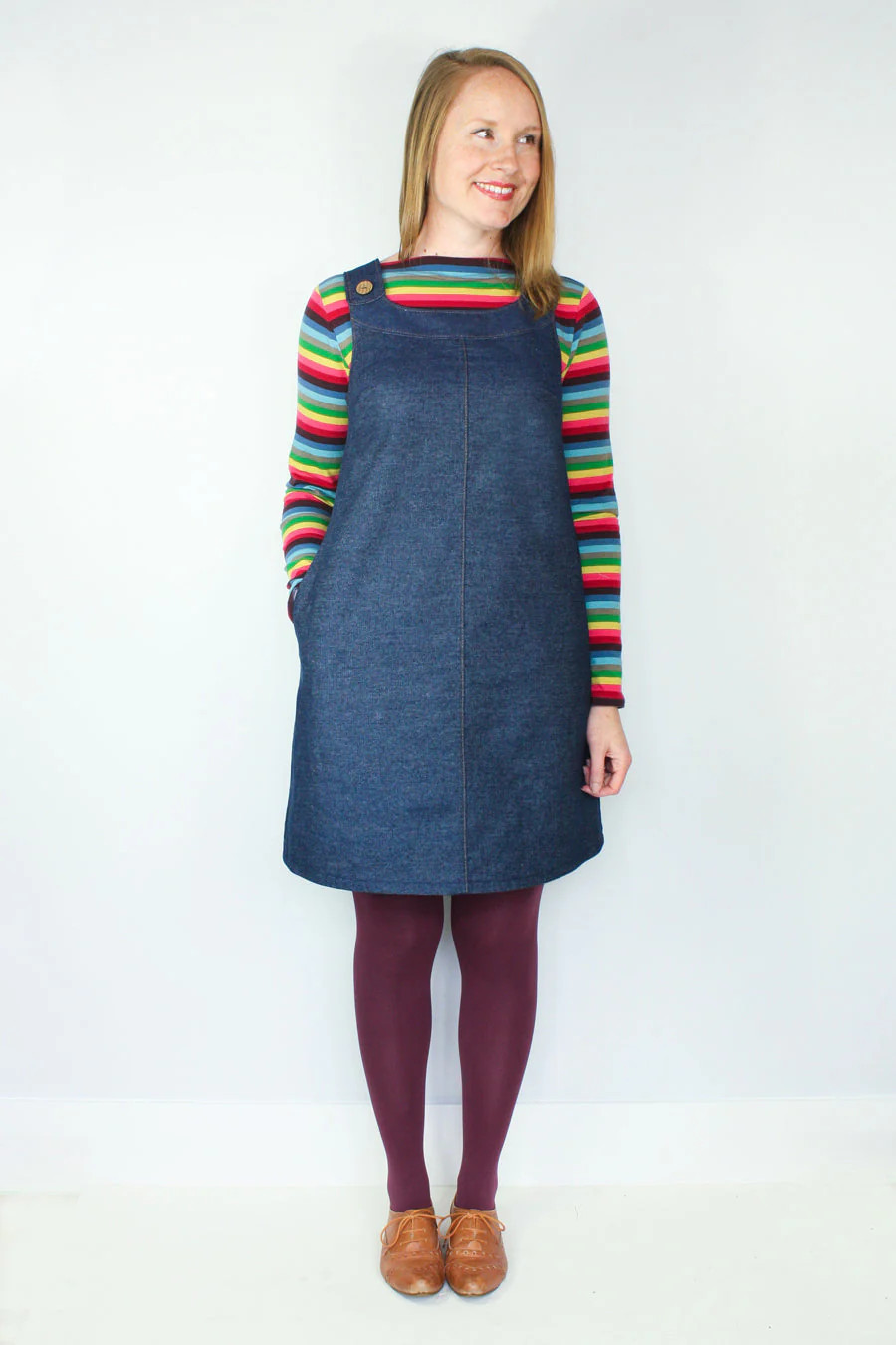 Jennifer Lauren Handmade Ivy Pinafore Dress - Printed copy shop SIZES 16-34 / E CUP (+£7.00)