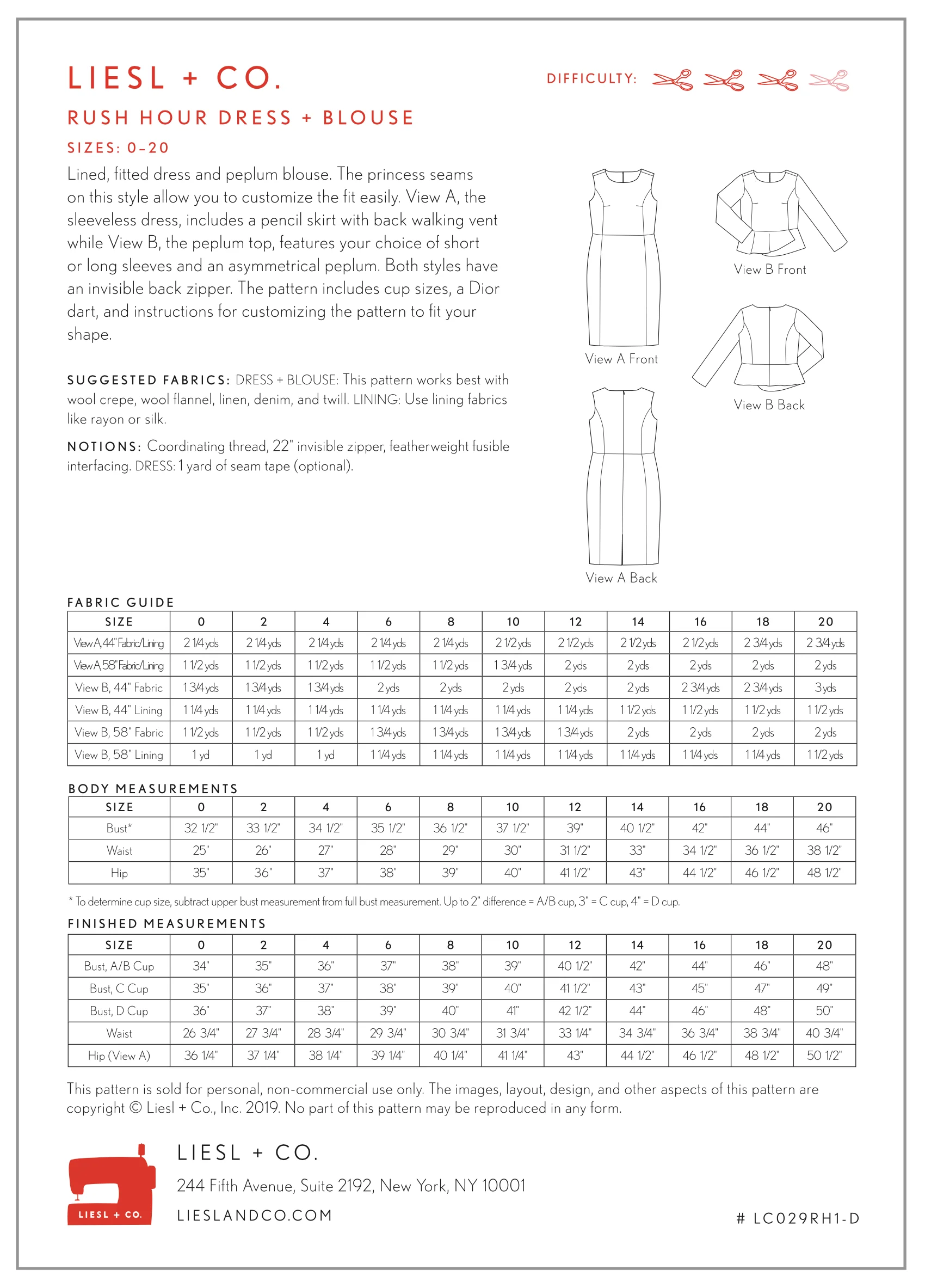 Liesl + Co Rush Hour Dress and Blouse - Image 13