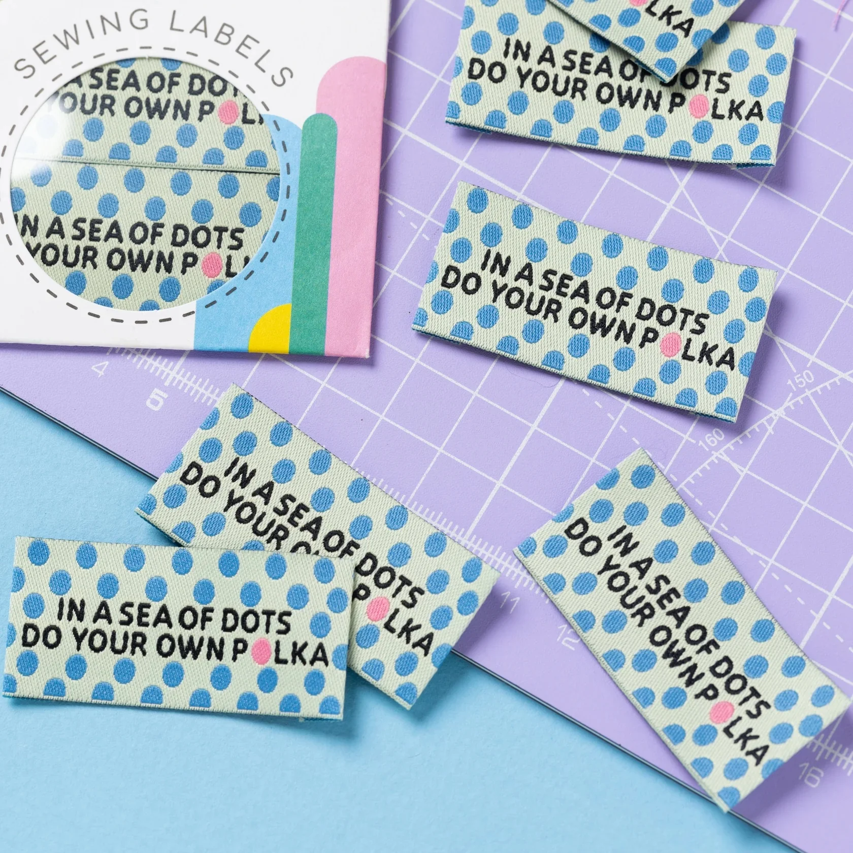 Little Rosy Cheeks 'Sea of Dots' Labels