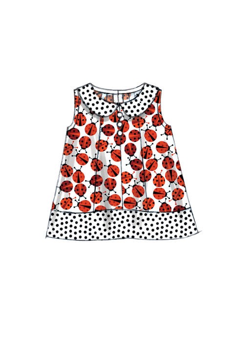 McCalls Babies' Dresses and Panties M7177 - Image 6