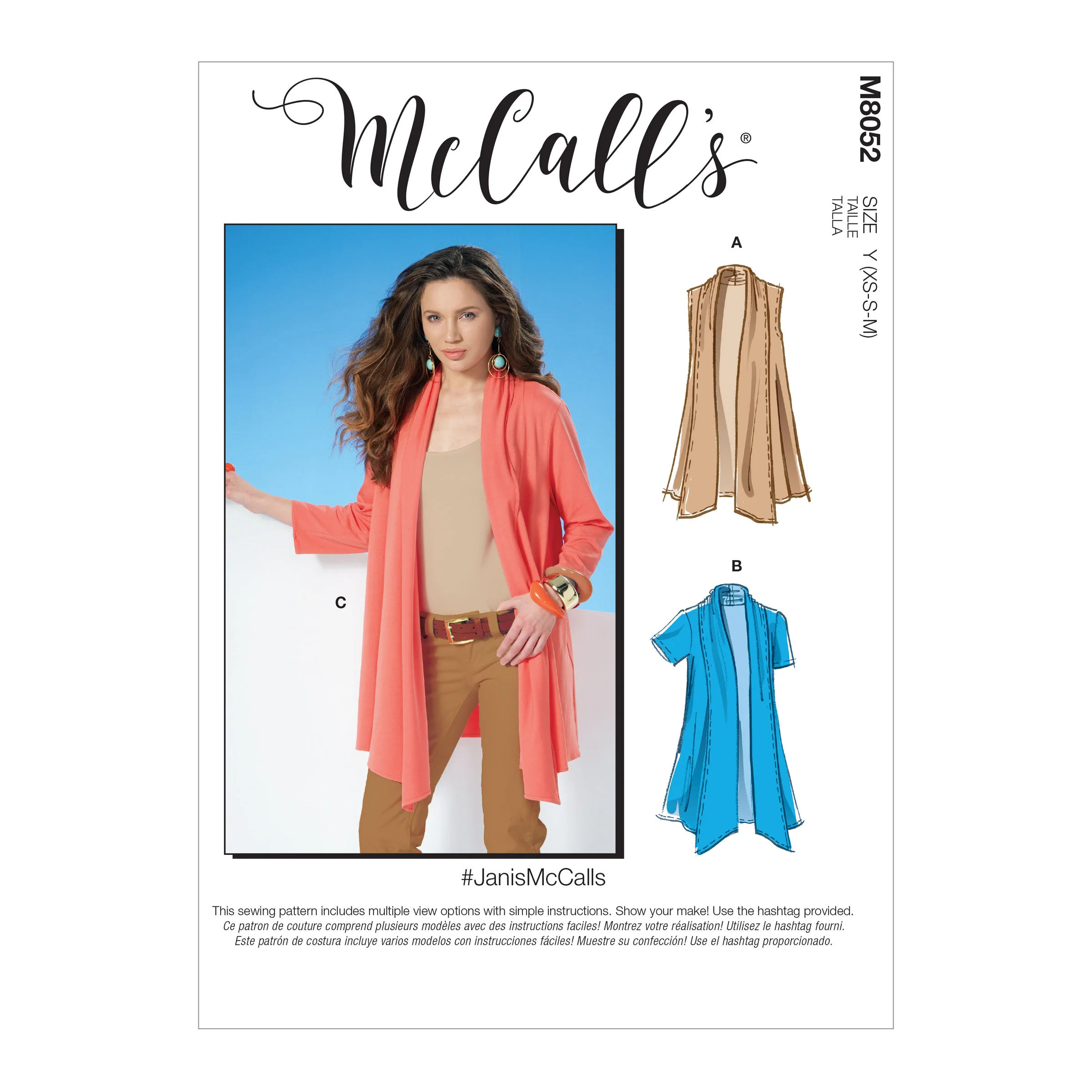 McCalls Cardigan M8052 - Image 5
