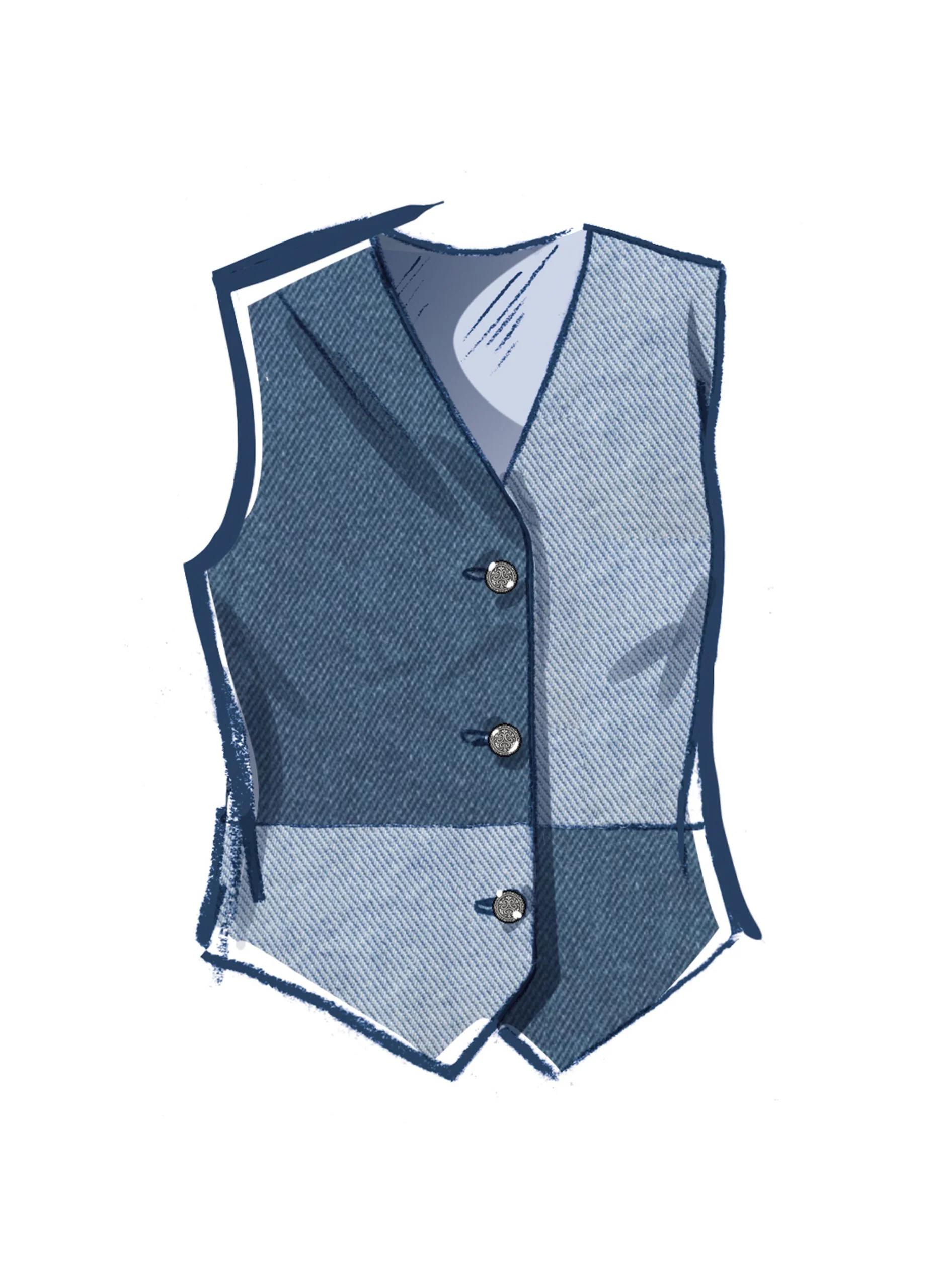 McCalls His & Hers Lined Vests/Waistcoats M8442 - Image 9