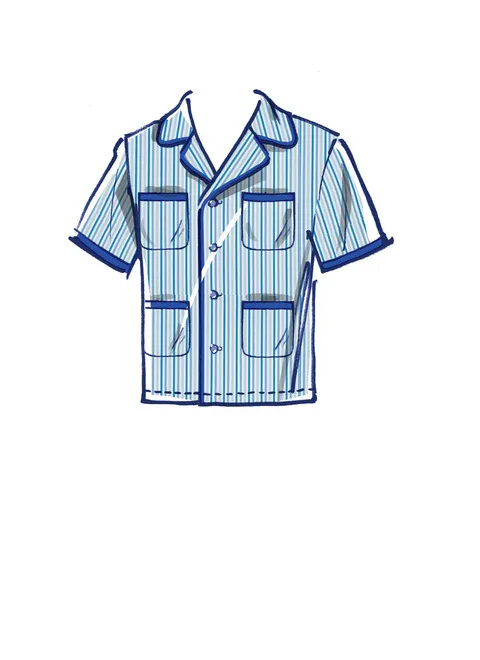 McCalls Men's Pajamas M8262 - Image 5