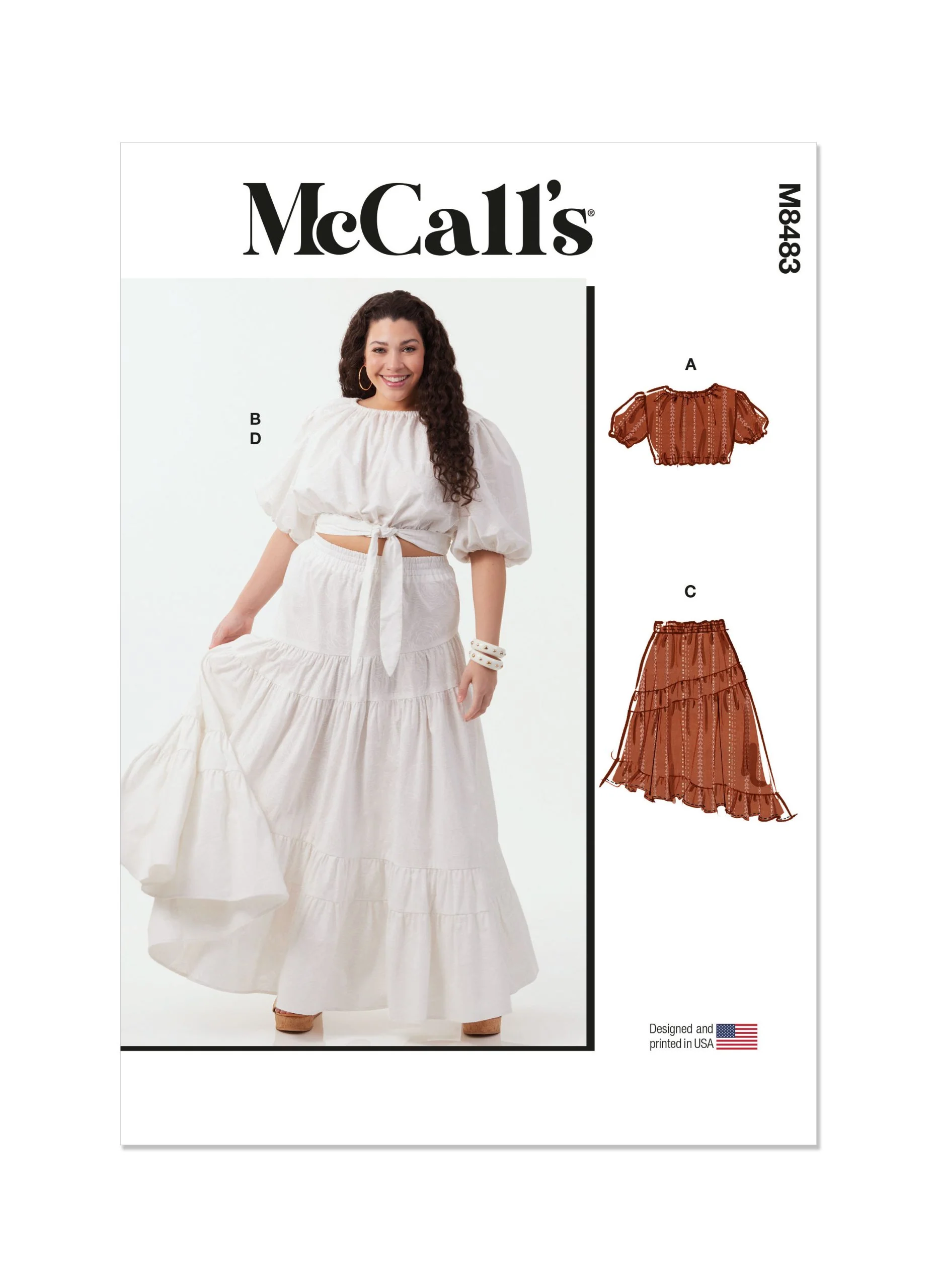 McCalls Tops & Skirts M8483 - Image 2