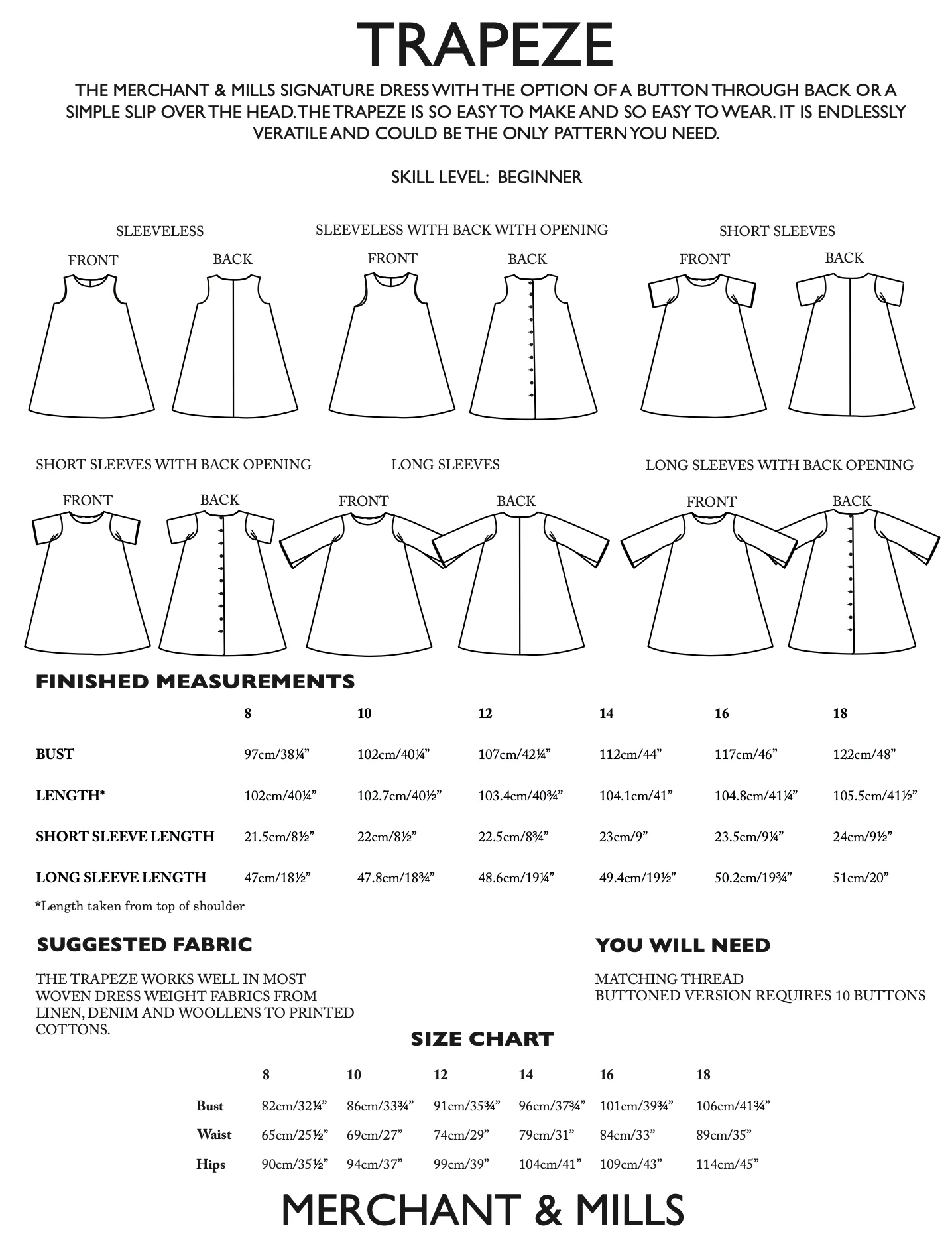 Merchant & Mills Trapeze Dress - Image 22