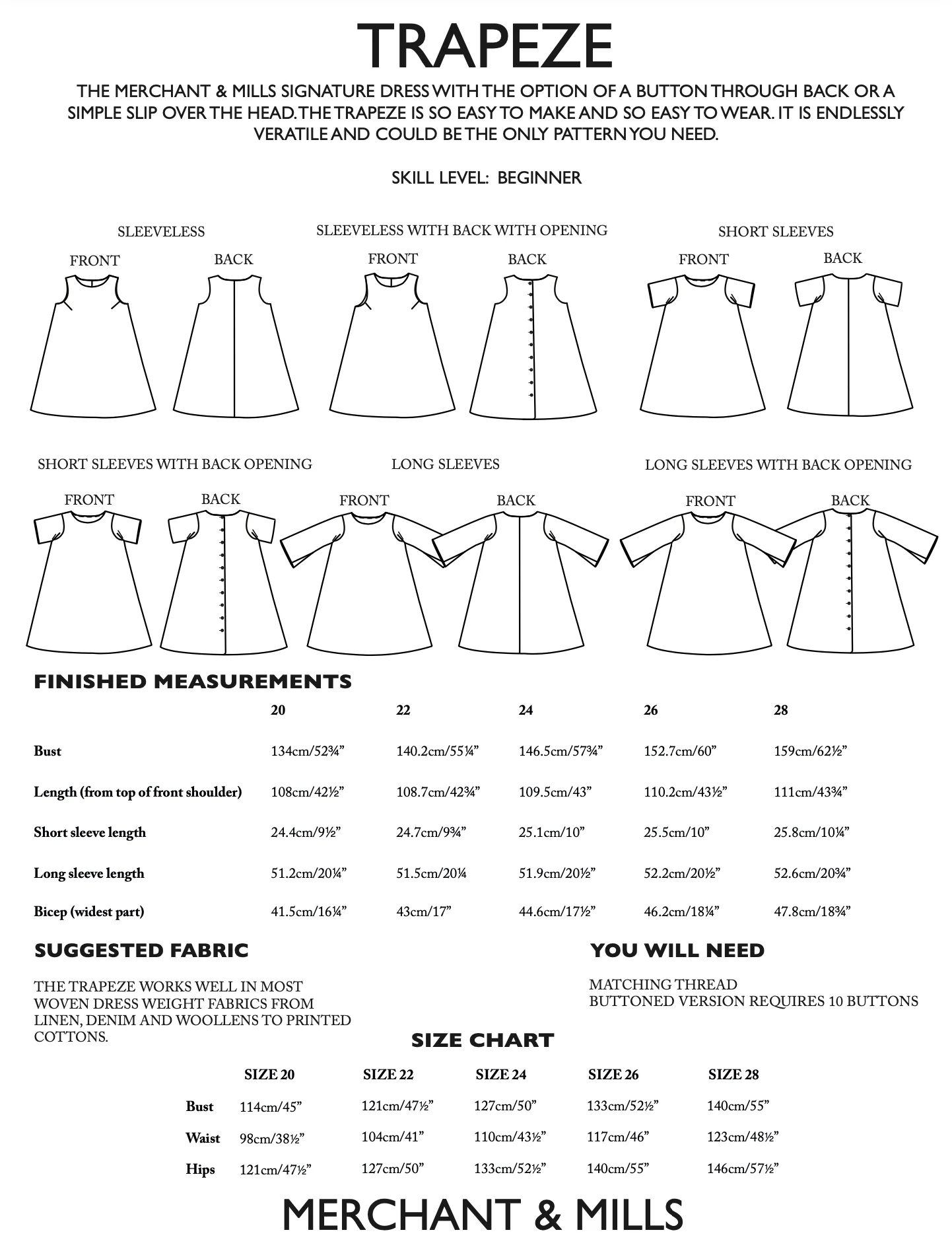 Merchant & Mills Trapeze Dress - Image 24