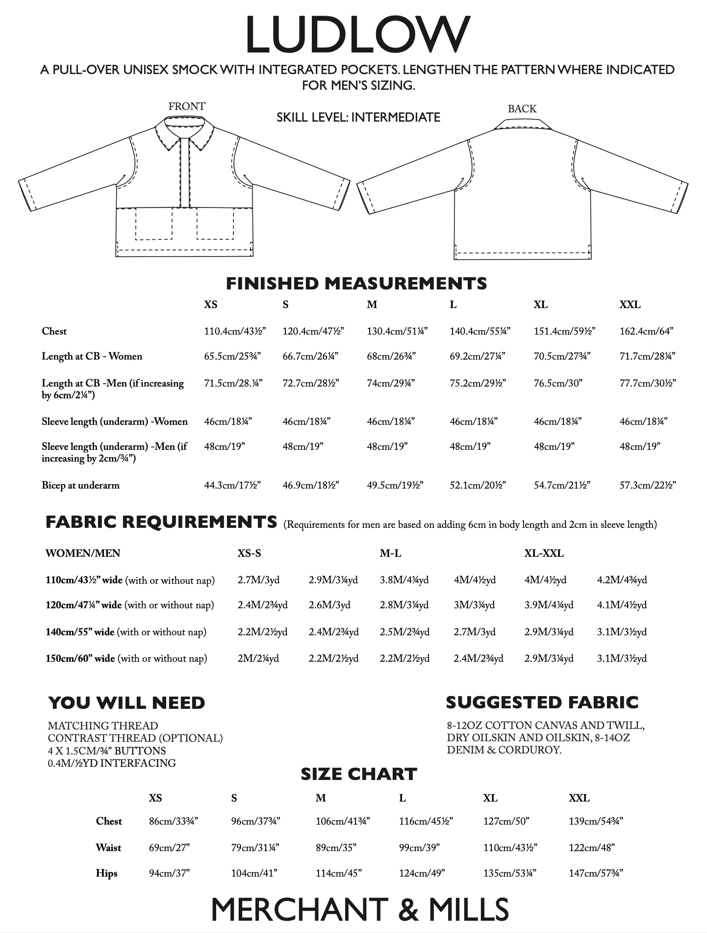 Merchant & Mills Unisex Ludlow Top - Image 12