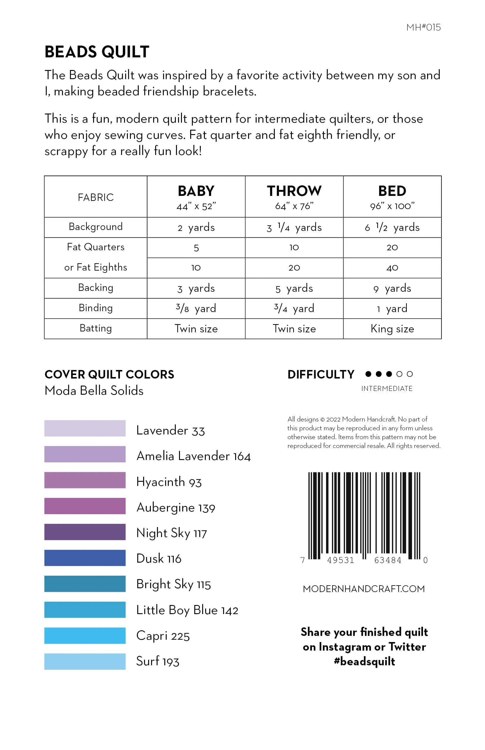 Modern Handcraft Beads Quilt - Image 9