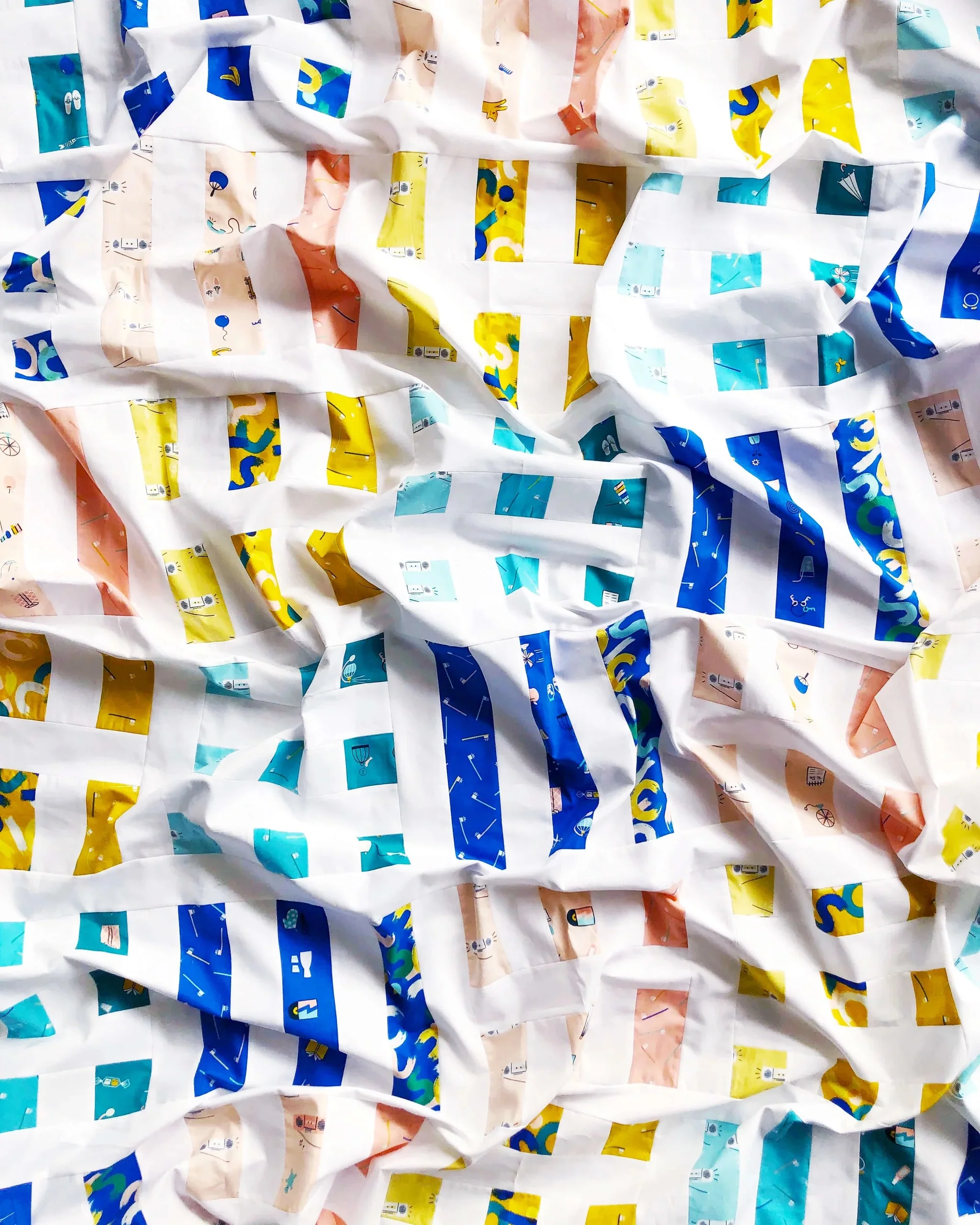 Modern Handcraft Dot and Dash Quilt - Image 4