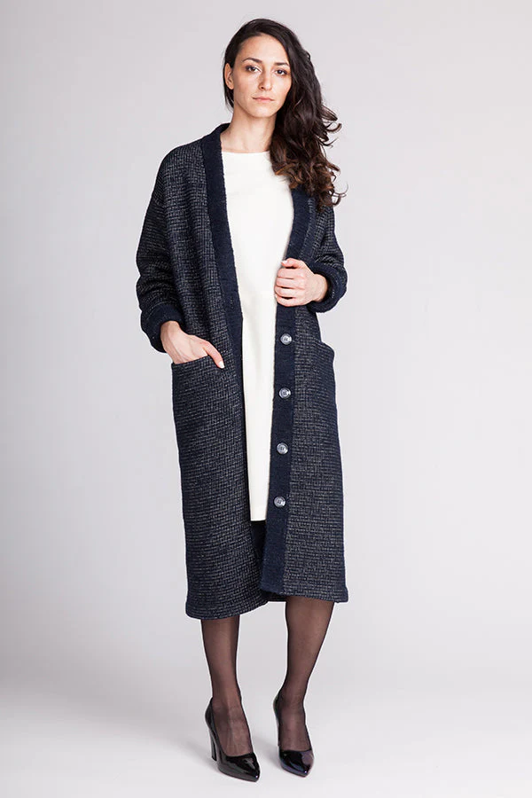 Named Esme Maxi Cardigan - Printed copy shop (+£7.00)