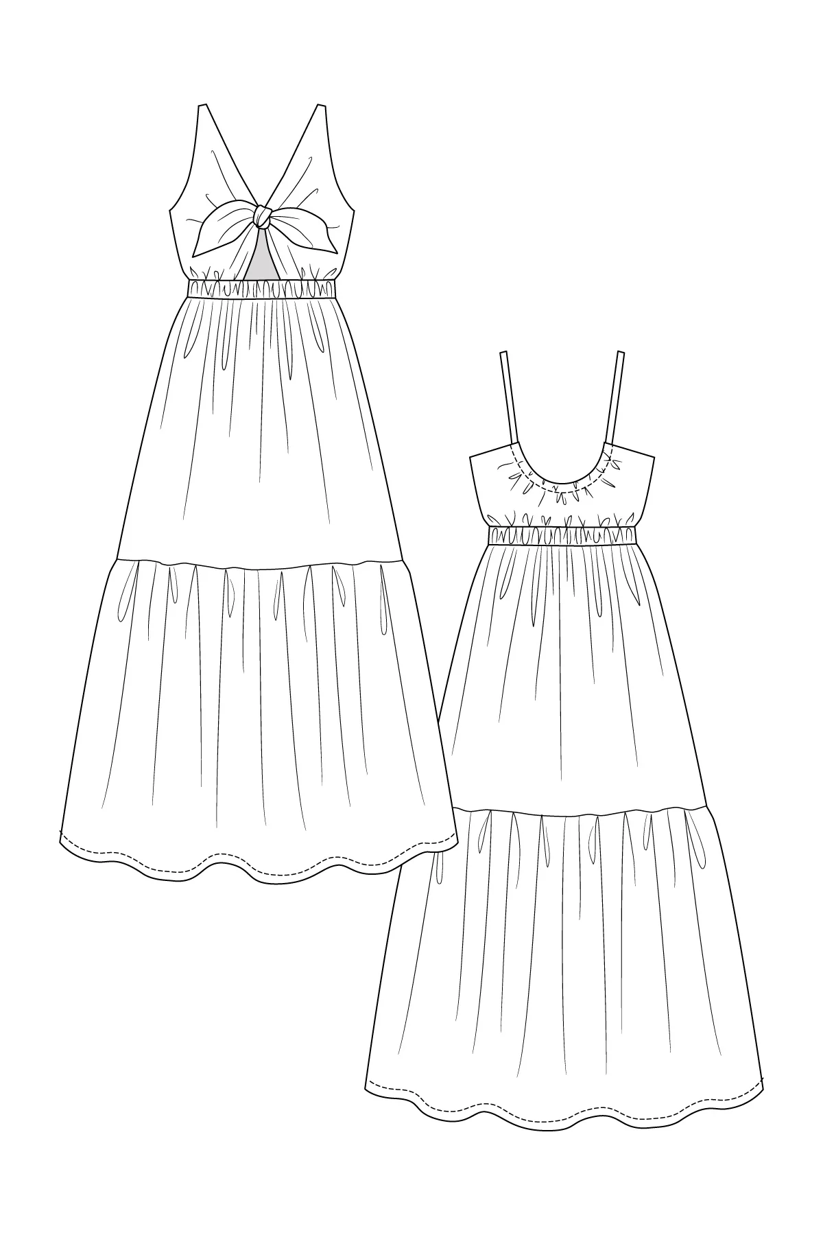 Named Kerttu Knot Dress and Skirt - Image 7