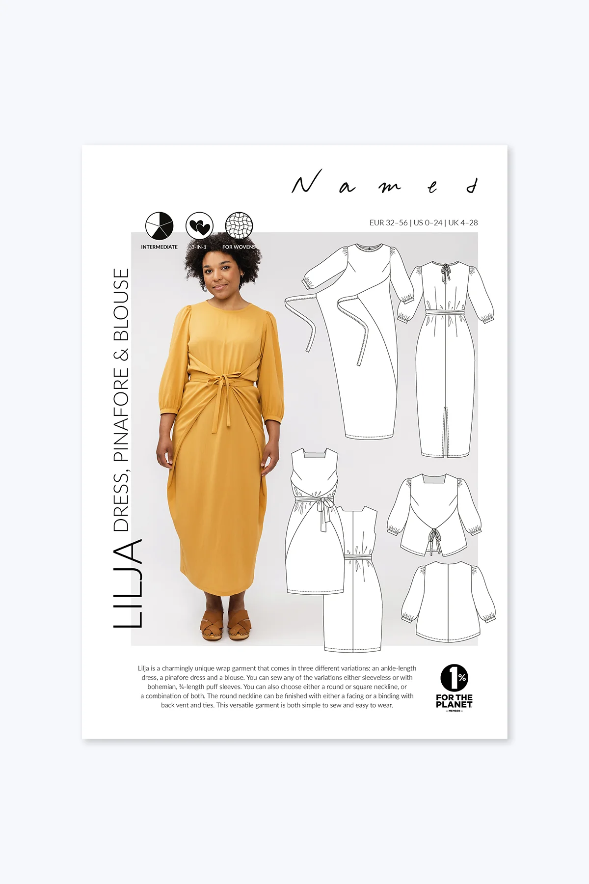 Named Lilja Dress, Pinafore and Blouse - Image 17
