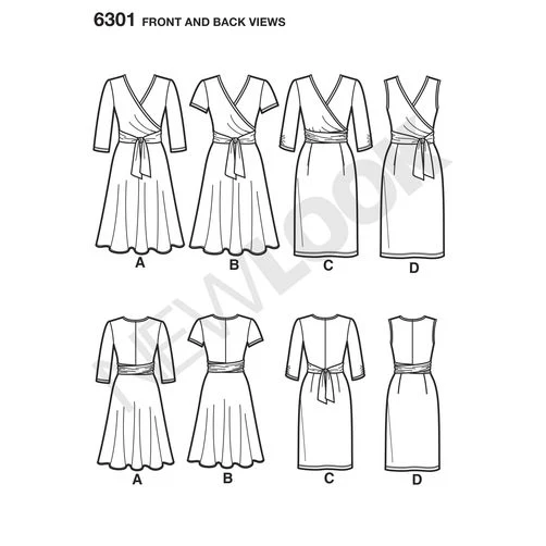 New Look Knit Dress N6301 - Image 4