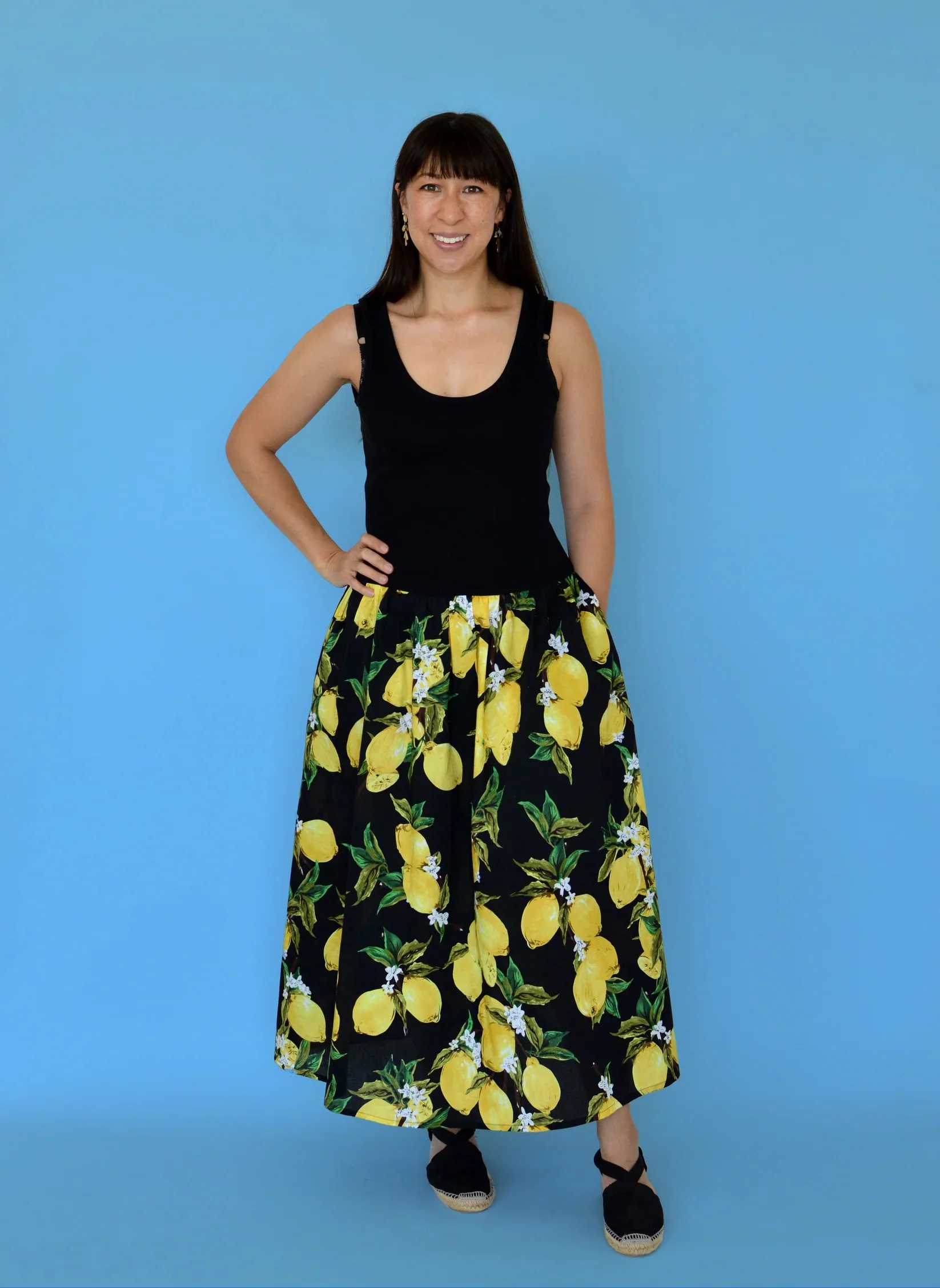 Nina Lee Dolores Drop-Waist Dress