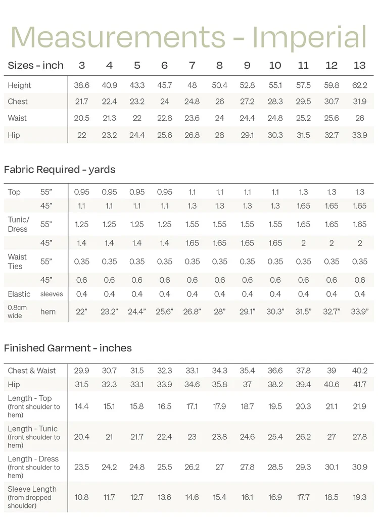 Papercut Patterns Child/Teen Array Top and Dress - Image 18