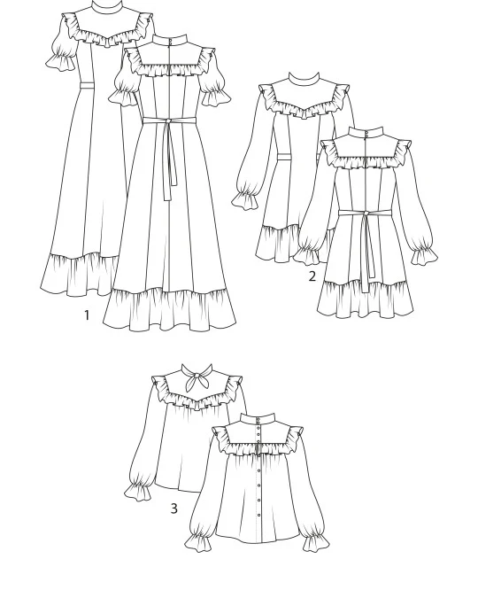 Pauline Alice Sorolla Dress and Blouse - Image 13