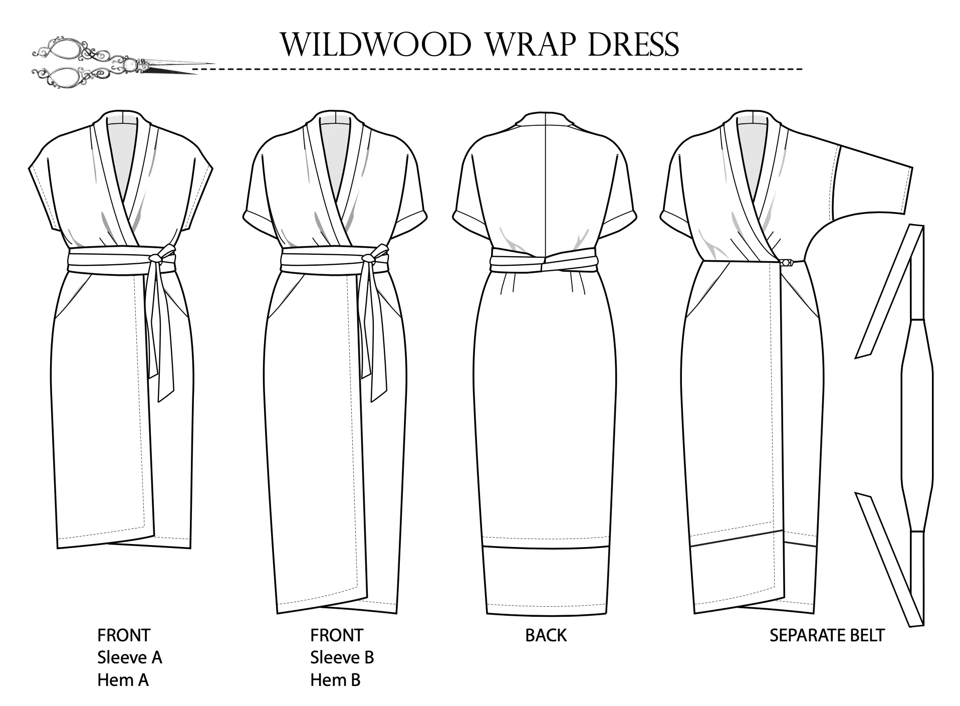 Sew House Seven Wildwood Wrap Dress - Image 20