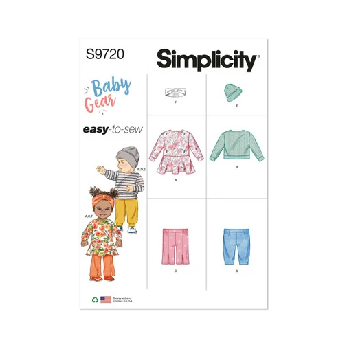 Simplicity Babies Outfit S9720 - Image 2