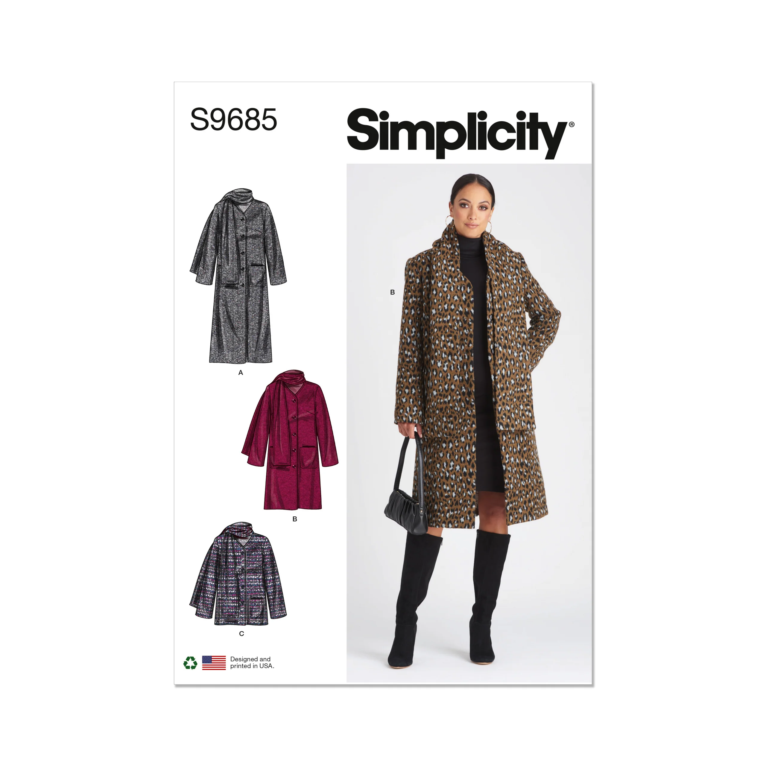 Simplicity Coat and Jacket S9685 - Image 2