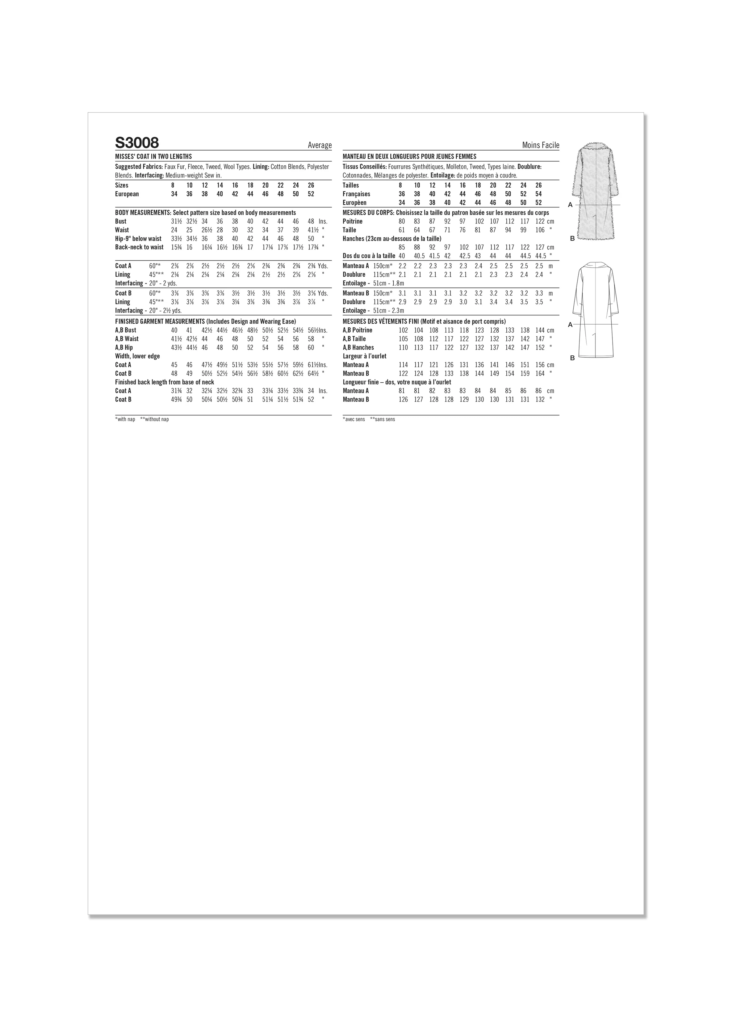 Simplicity Coat S3008 - Image 6