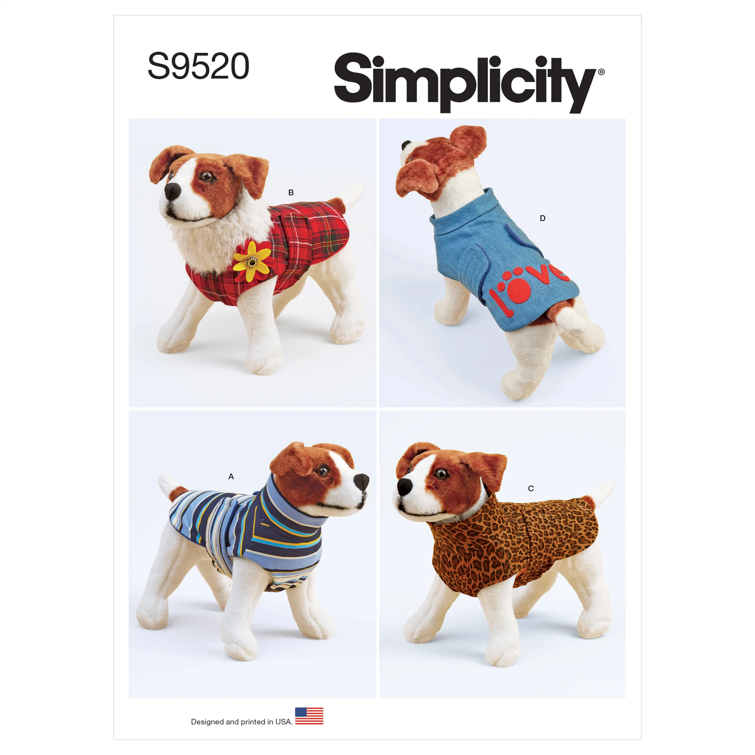 Simplicity Dog Coats S9520 - Image 2