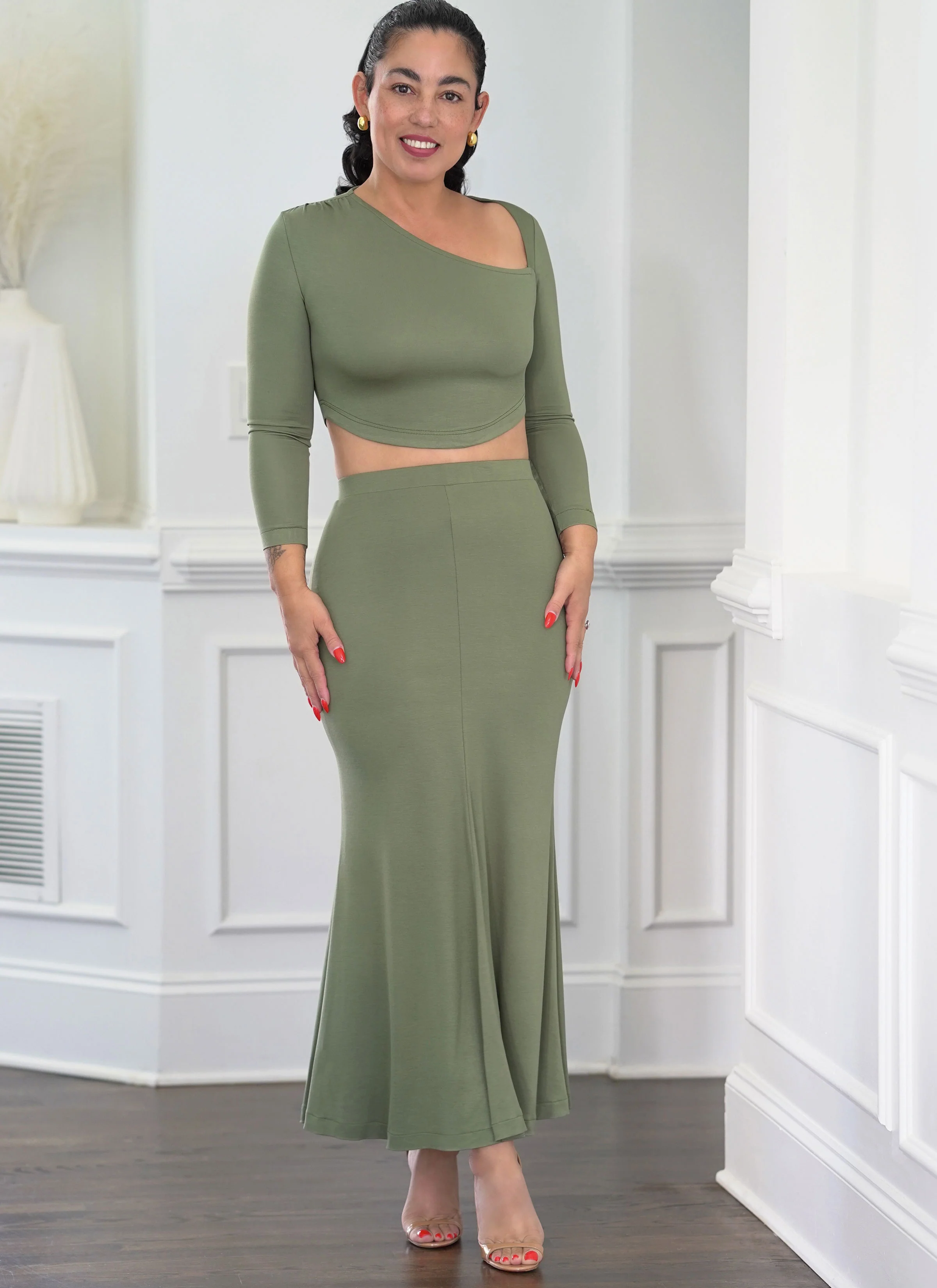 Simplicity Knit Top and Skirt by Mimi G Style S3140