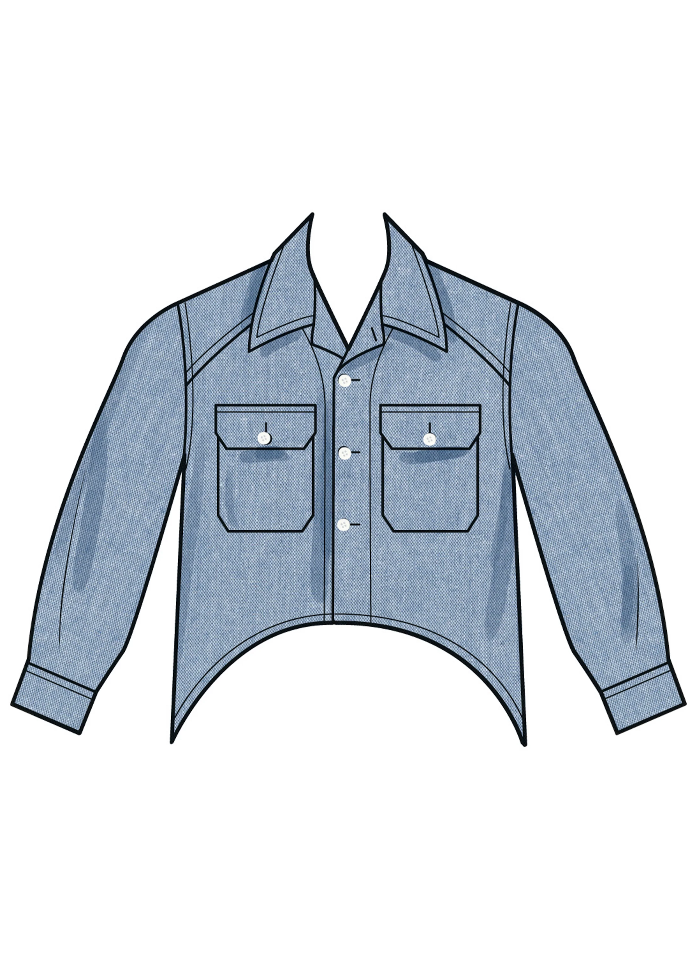 Simplicity Unisex Adaptive Shacket S3019 - Image 4