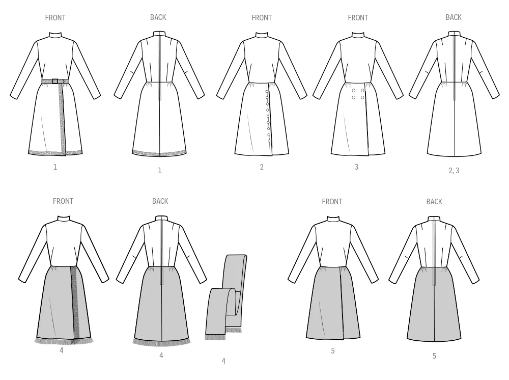 Simplicity Vintage Dress & Scarf S3017 - Image 7