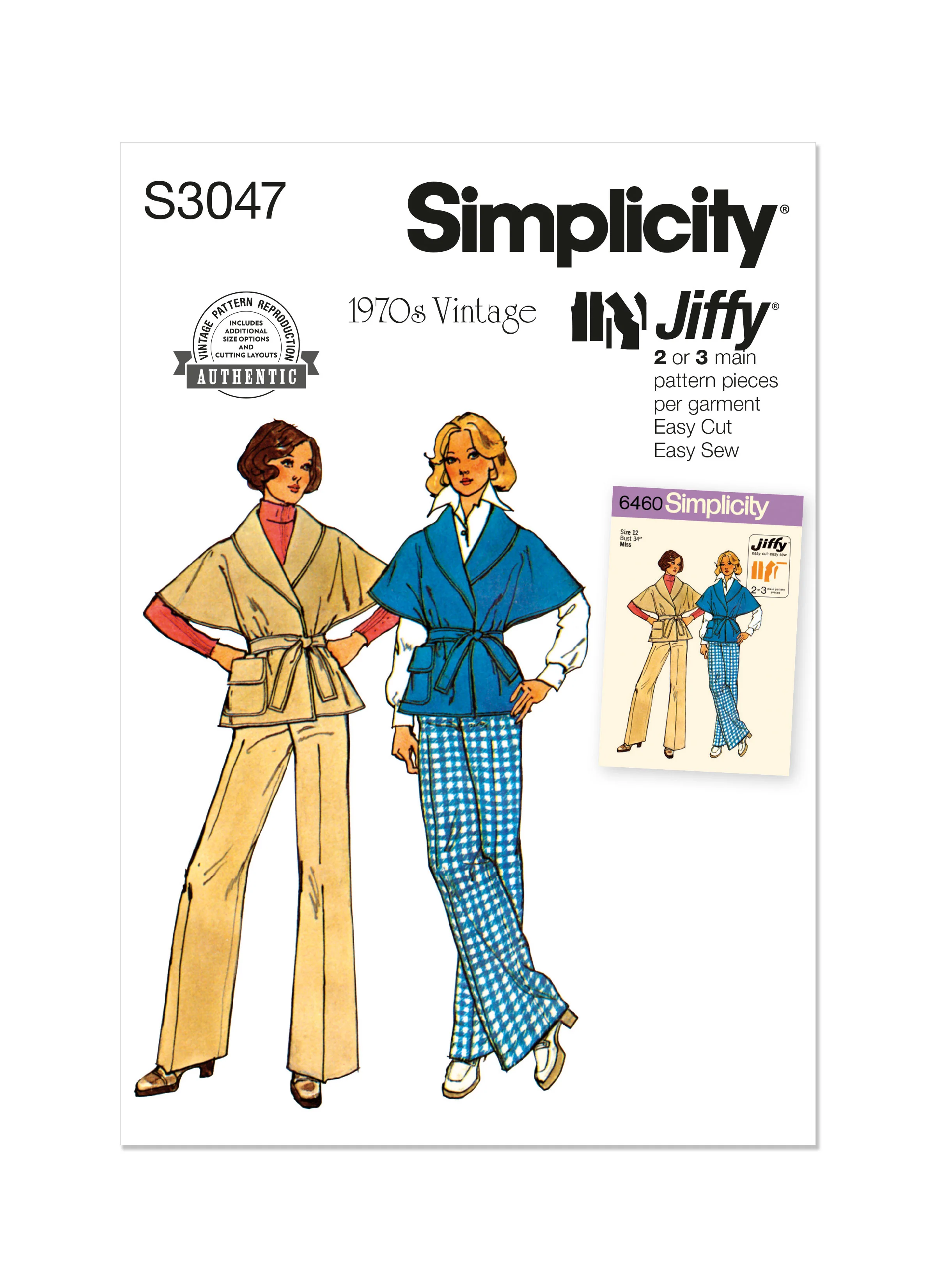 Simplicity Vintage Trousers & Jacket S3047 - Image 2