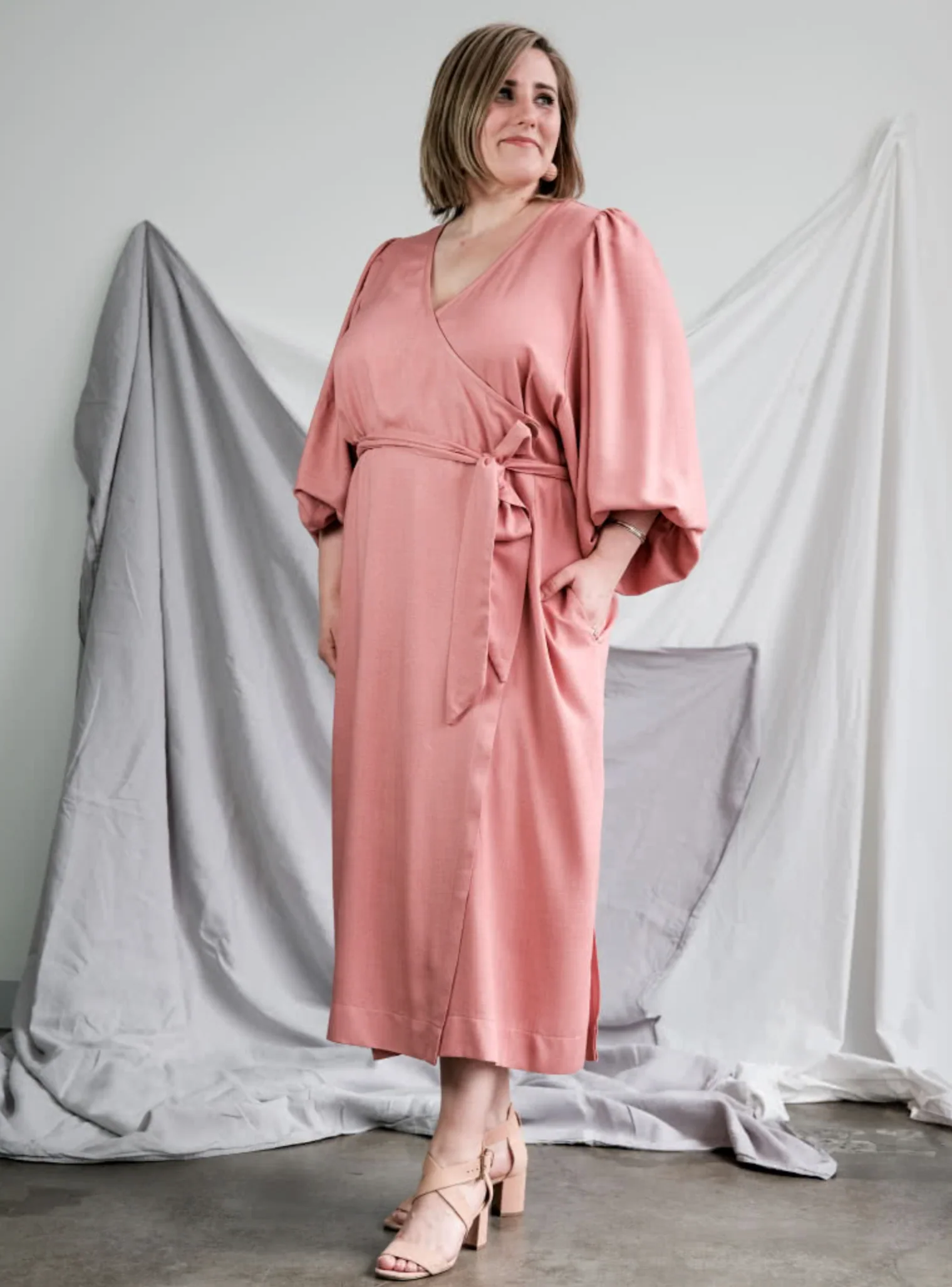 Style Arc Brigid Wrap Dress - Image 6