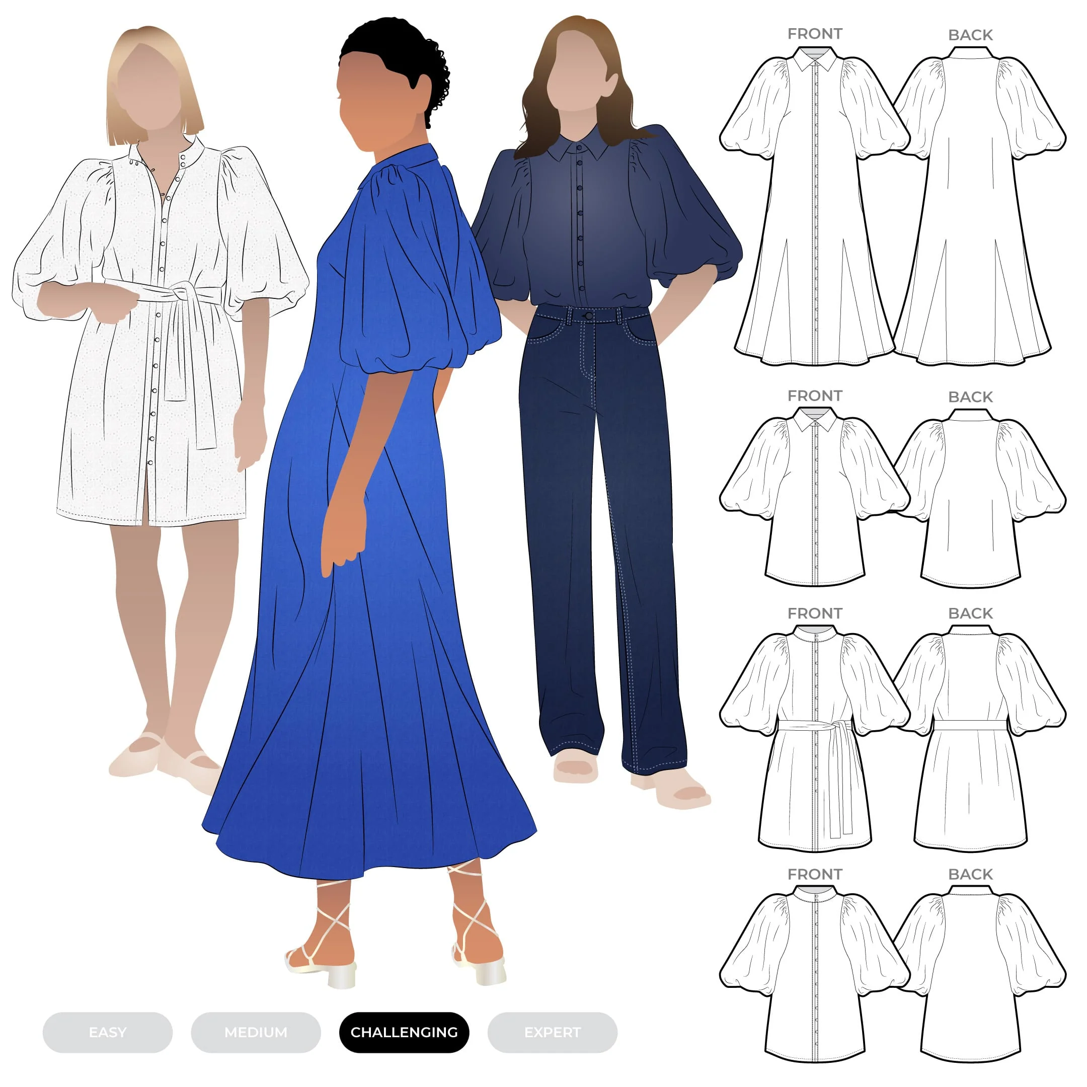 Style Arc Dallas Woven Shirt and Dress - Image 15
