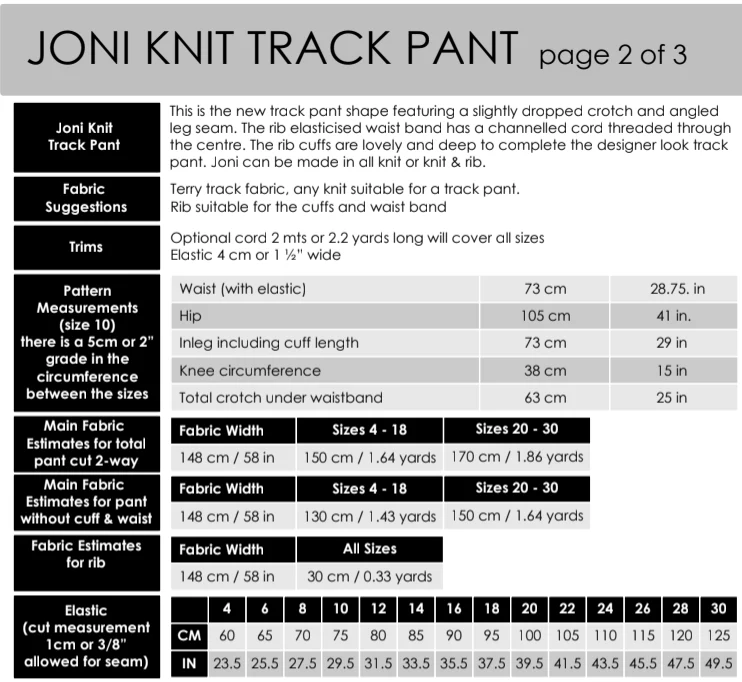 Style Arc Joni Knit Track Pant - Image 6