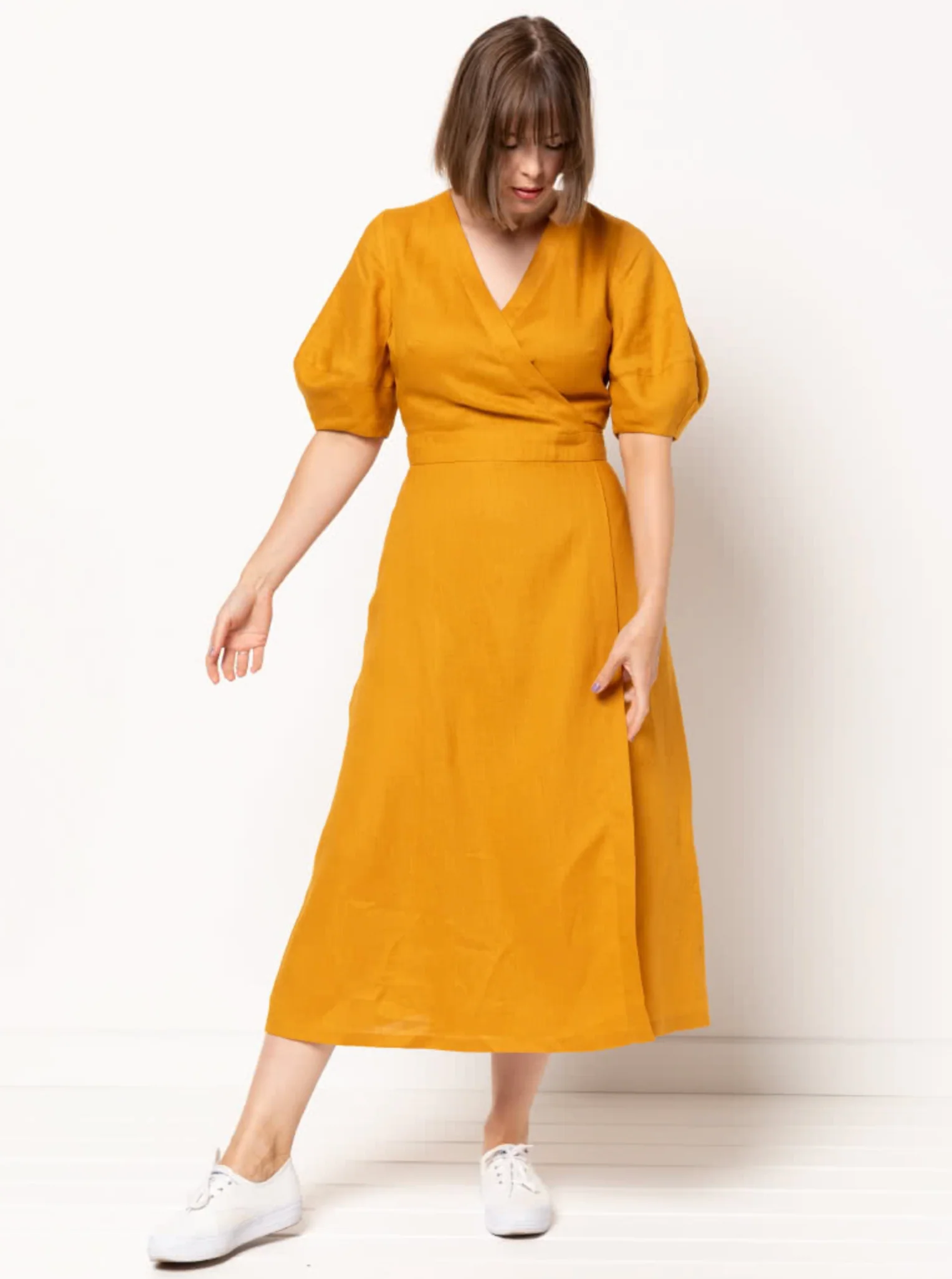 Style Arc Millicent Wrap Dress - Image 4