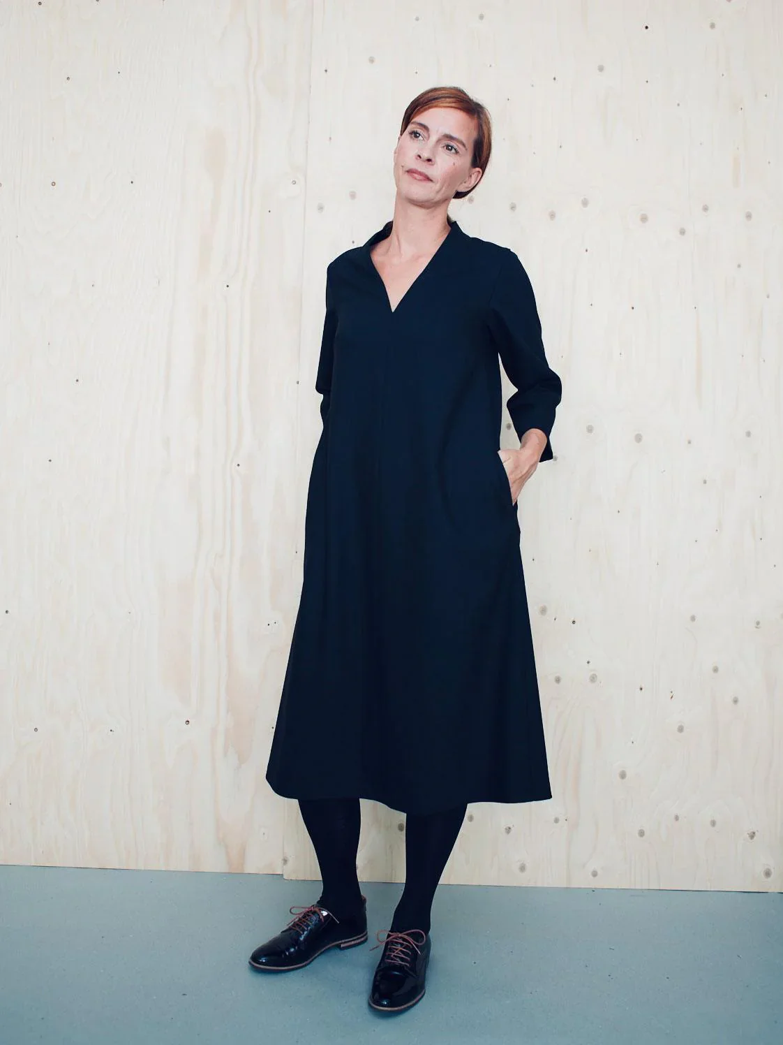 The Assembly Line V-neck Dress - Image 4