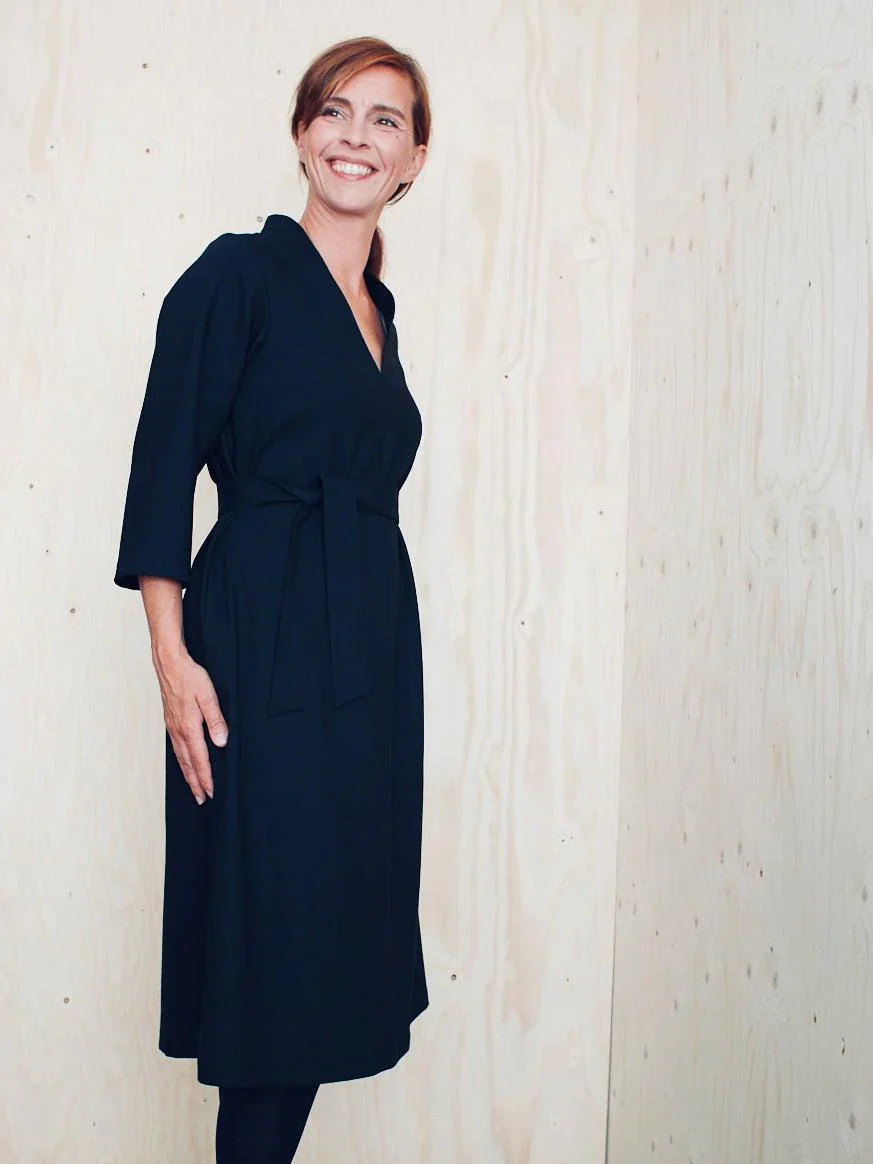 The Assembly Line V-neck Dress - Image 5