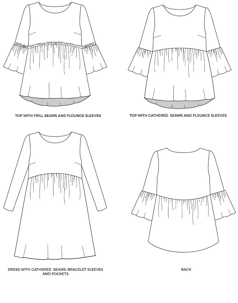 Tilly and the Buttons Indigo Top and Dress - Image 13