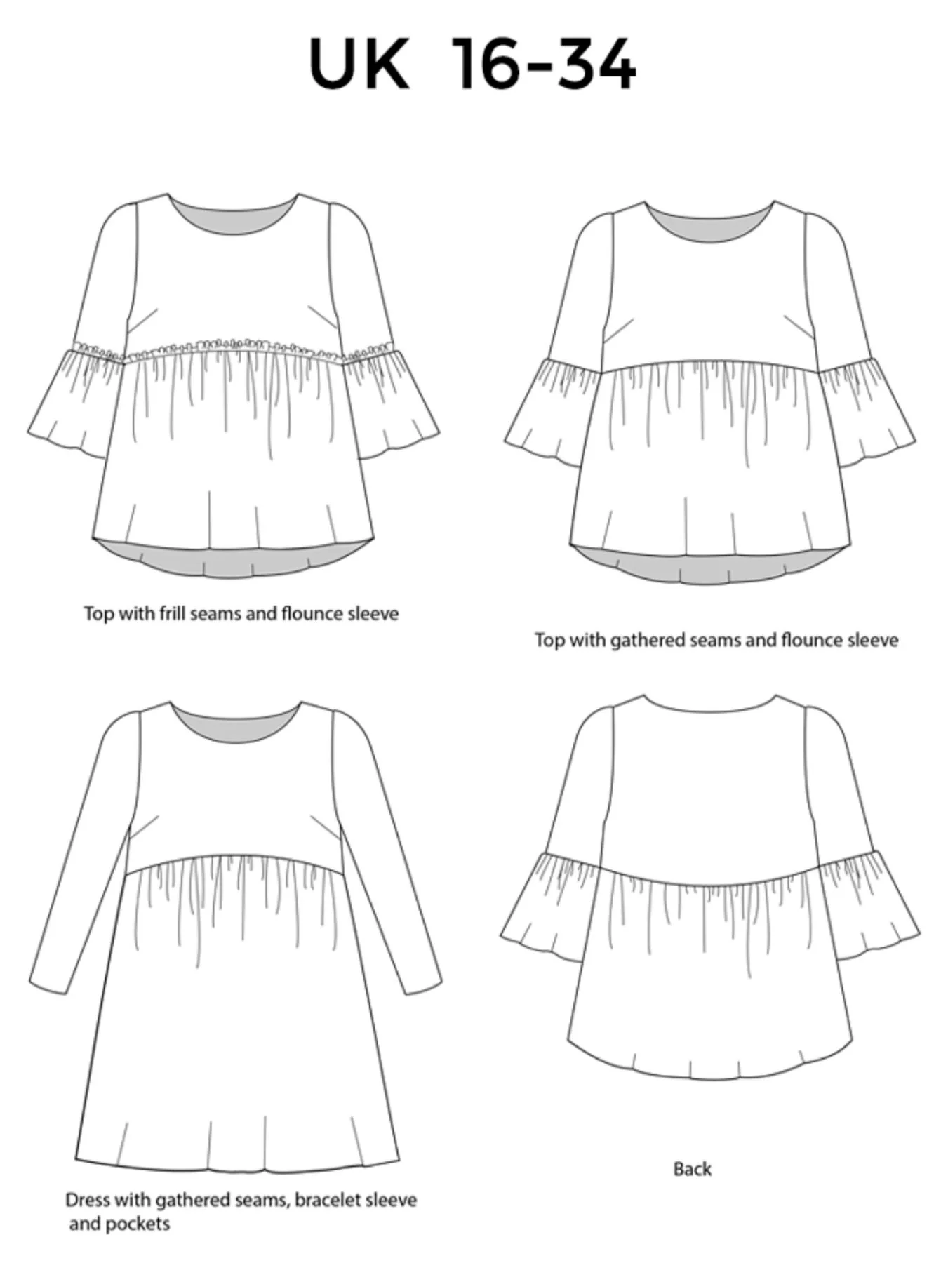 Tilly and the Buttons Indigo Top and Dress - Image 25