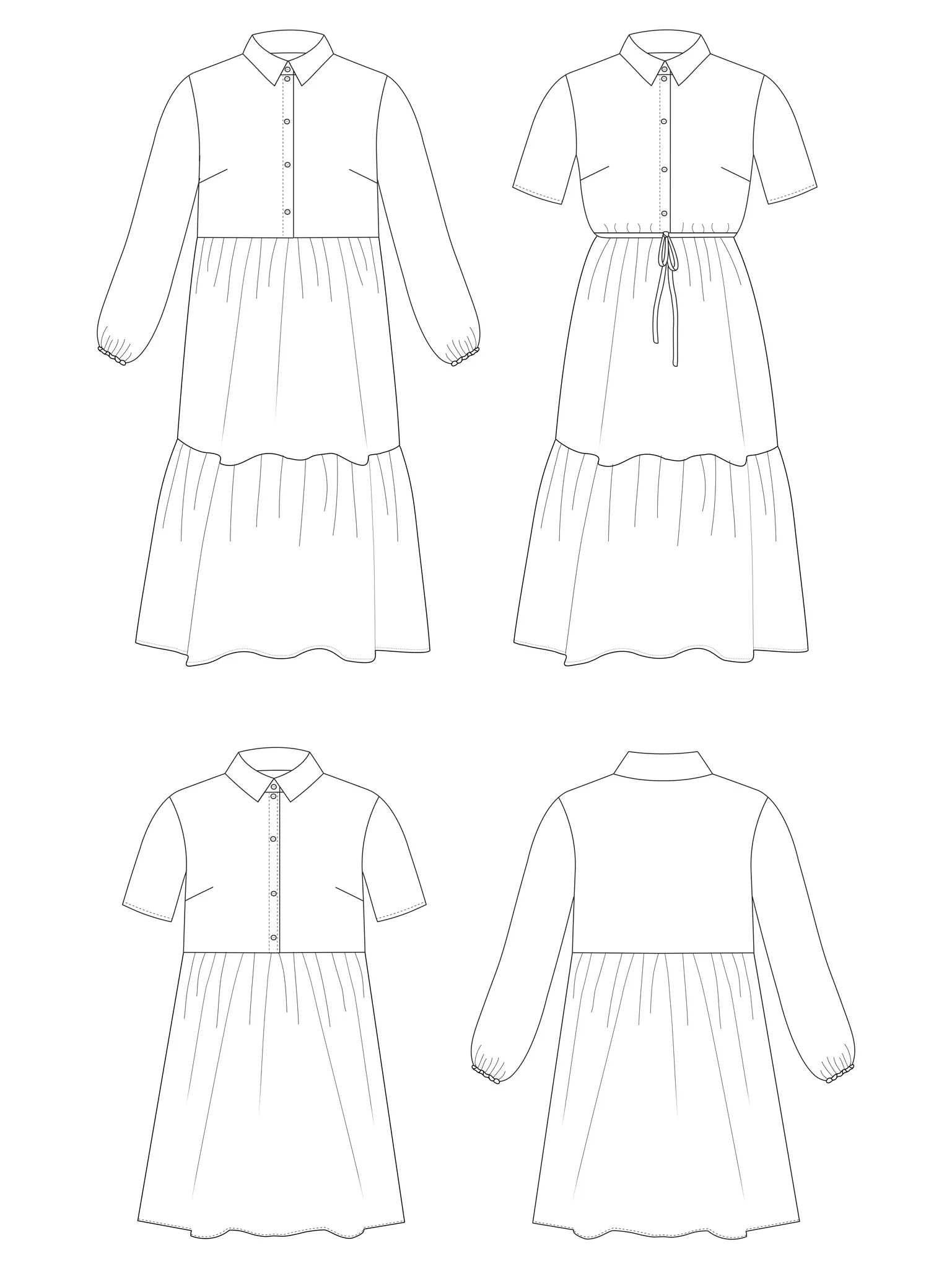 Tilly and the Buttons Lyra Shirt Dress - Image 24