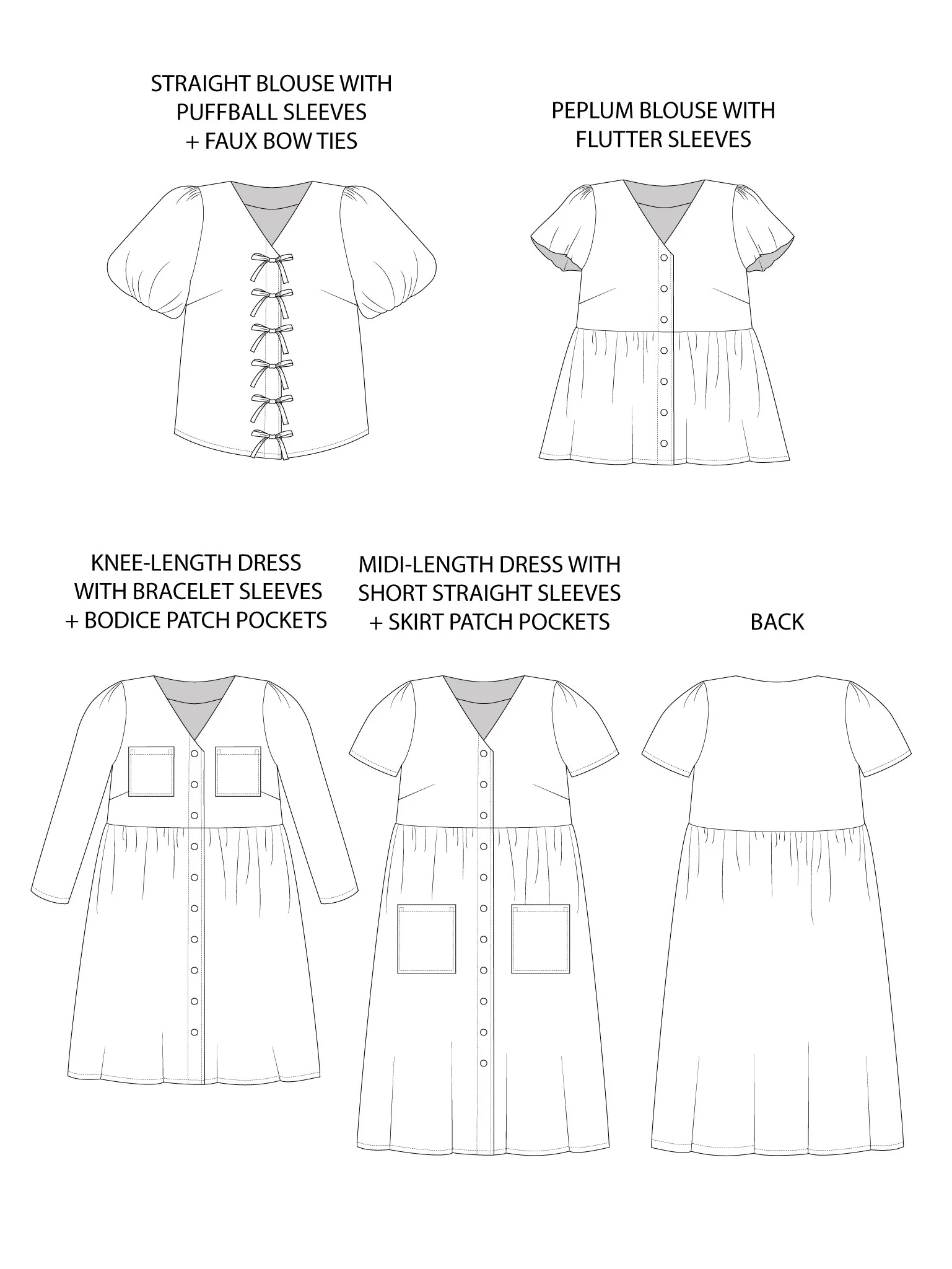 Tilly and the Buttons Nell Blouse and Dress - Image 29