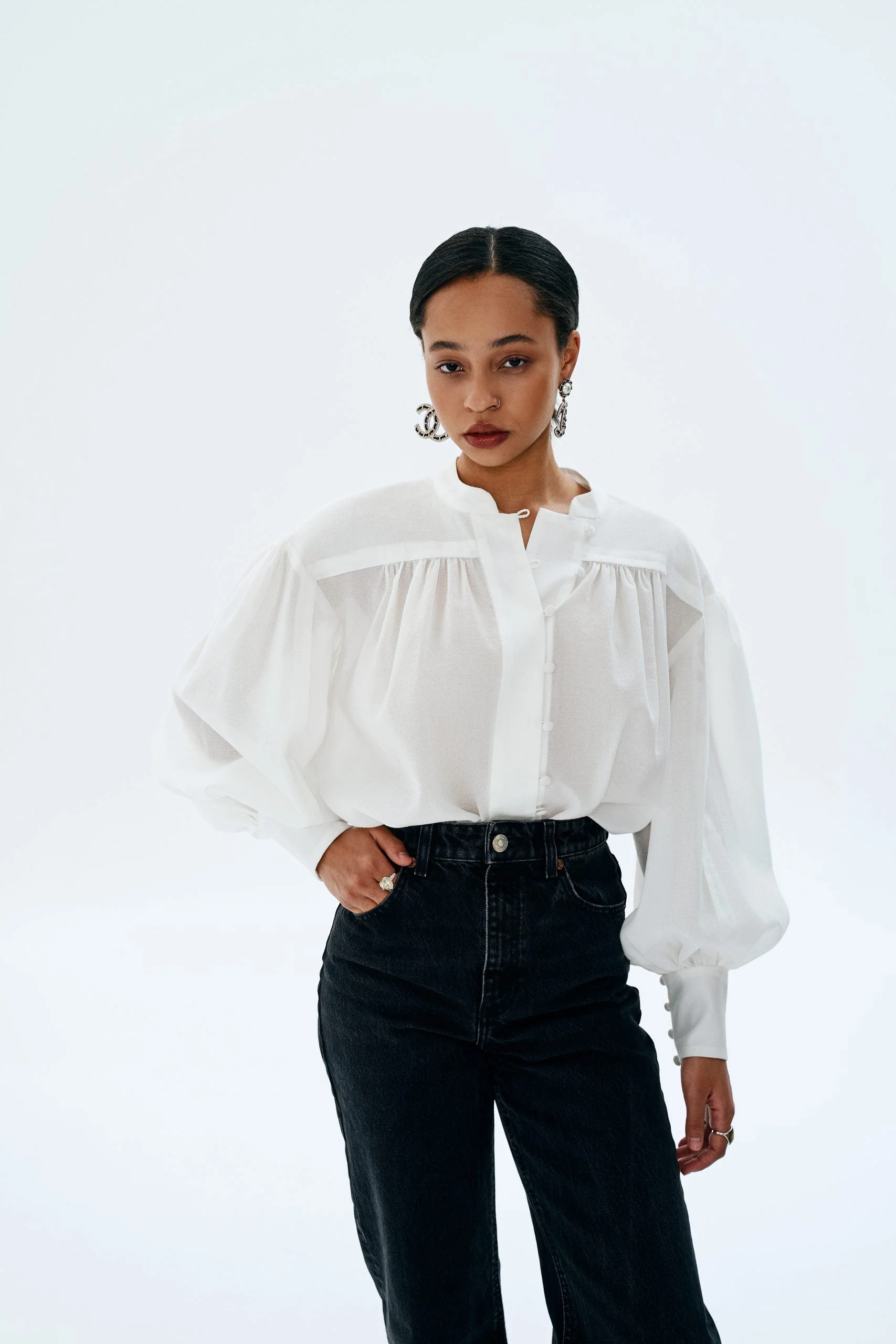 Vikisews Liza Blouse Height 3 - Printed copy shop (+£7.00)