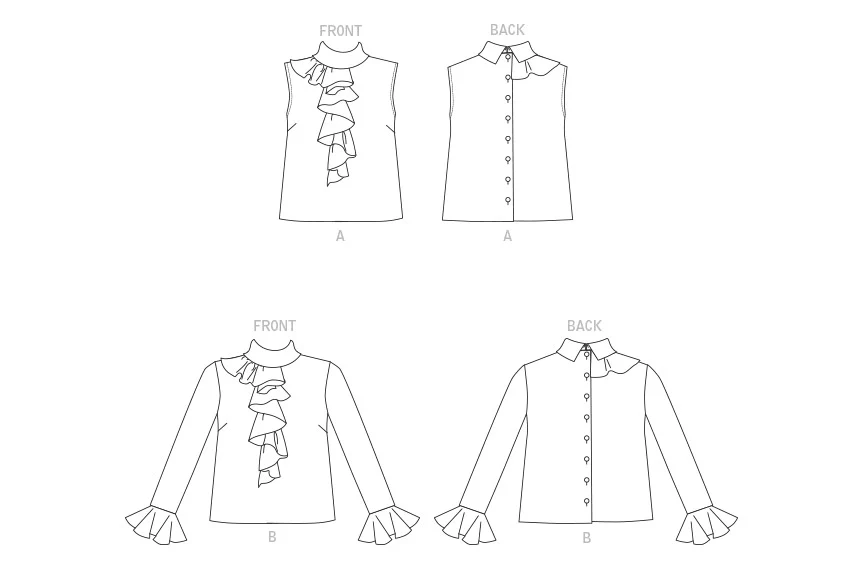Vogue Blouses V1824 - Image 6